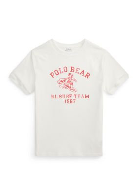 Ralph Lauren Childrenswear Boys 8-20 Polo Bear Cotton Jersey T-Shirt