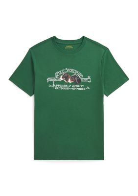 Ralph Lauren Childrenswear Kids Polo Sportsman Cotton Jersey Tee