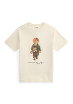 Ralph Lauren Childrenswear Boys 8-20 Polo Bear Cotton Jersey Tee, XL