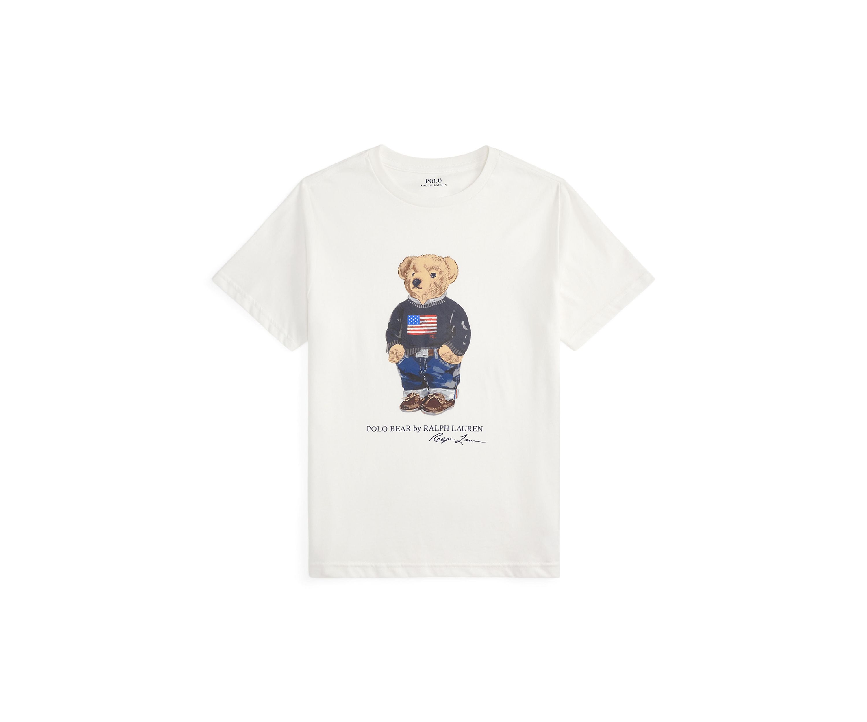 Boys 8-20  Polo Bear Cotton Jersey Tee 