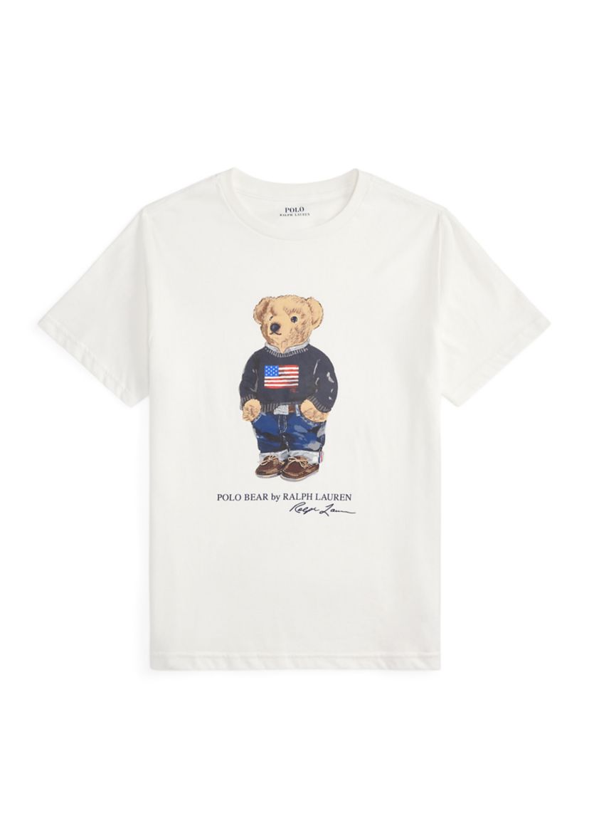 Boys 8-20  Polo Bear Cotton Jersey Tee 