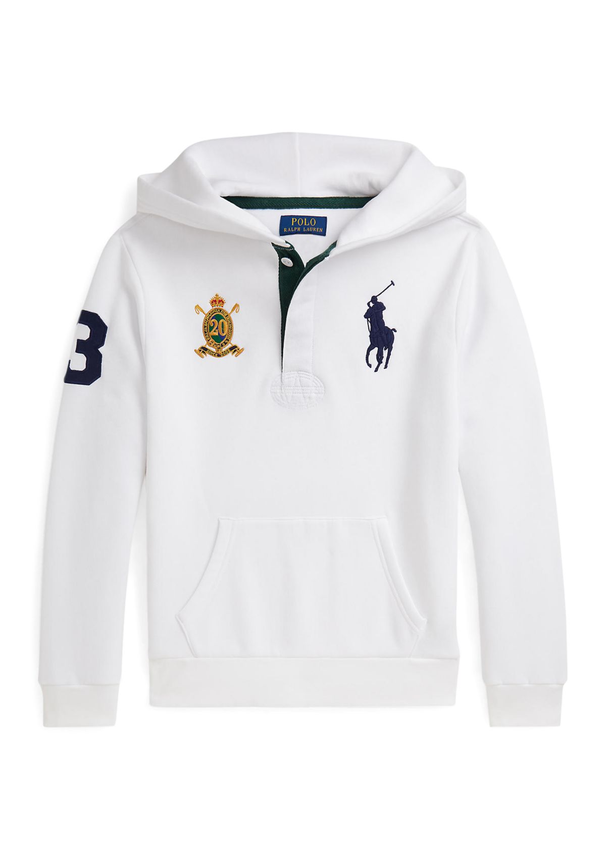 Boys 8-20 Big Pony 20th Anniversary Crest Hoodie
