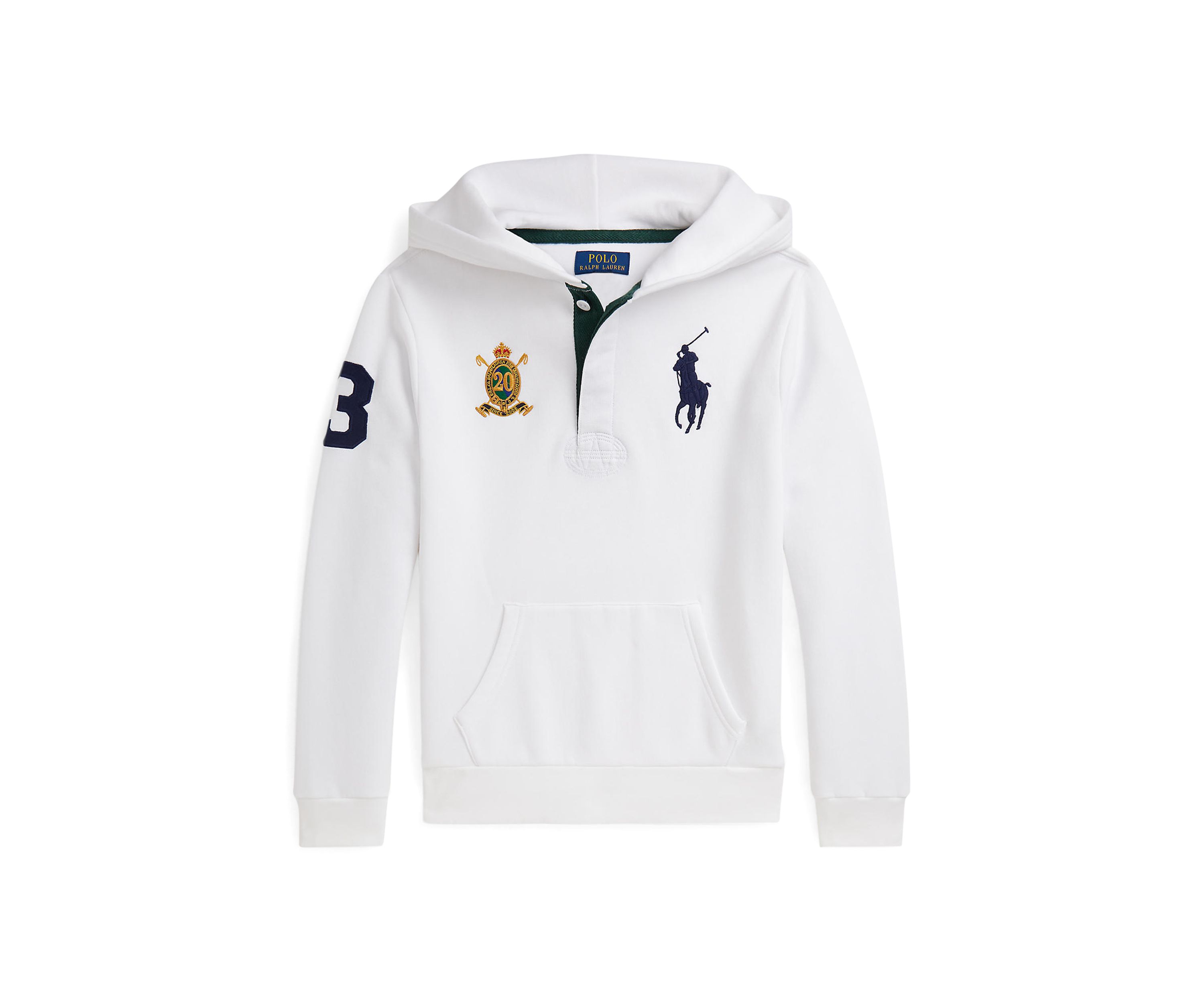 Boys 8-20 Big Pony 20th Anniversary Crest Hoodie