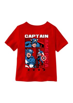 Boys 4-7 Flag Crew Neck Short Sleeve T-Shirt