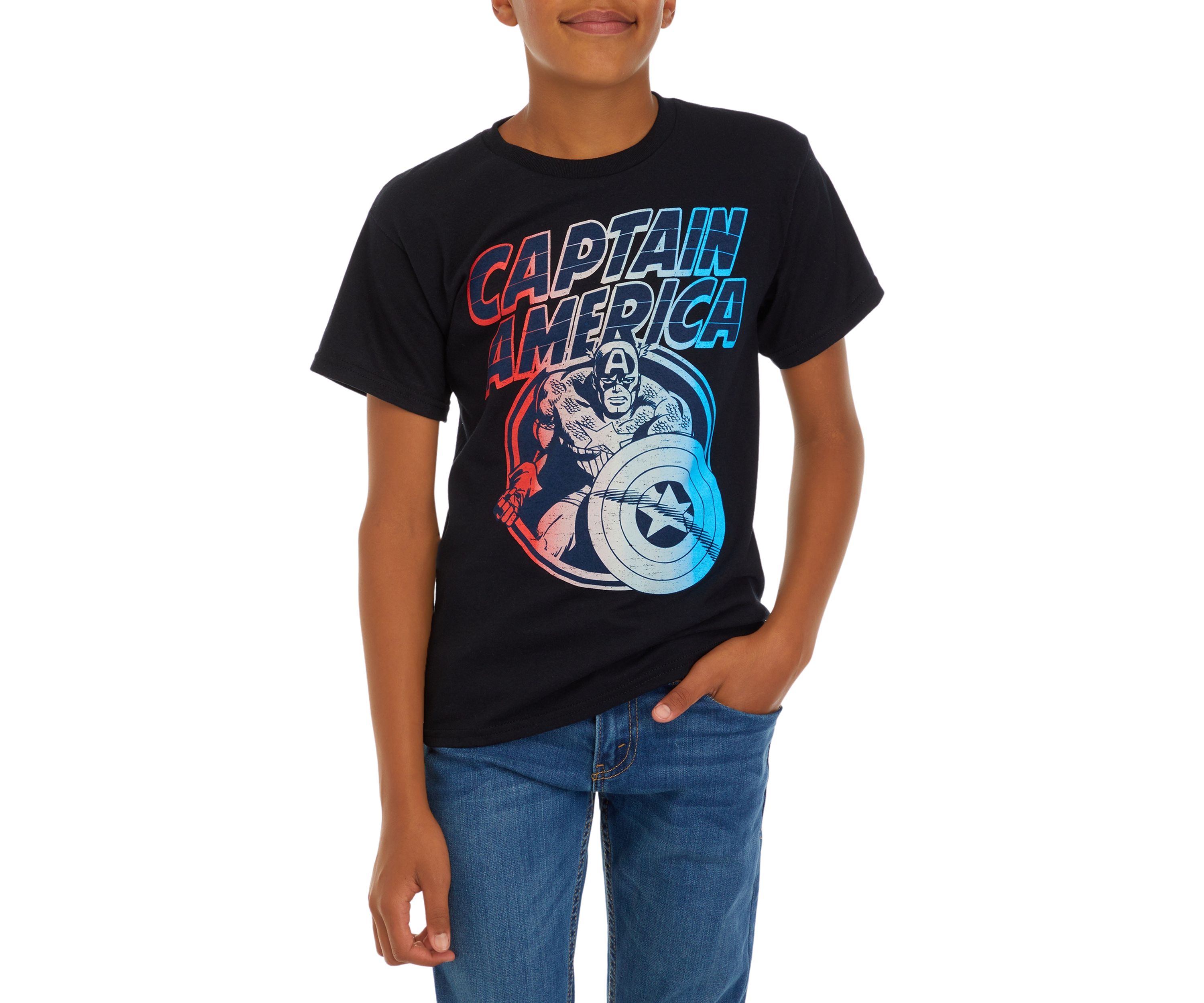 Boys 8-20 Captain America Graphic T-Shirt