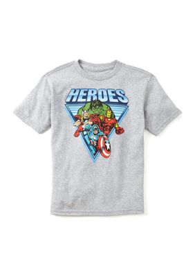 Boys 4-7 Flag Crew Neck Short Sleeve T-Shirt