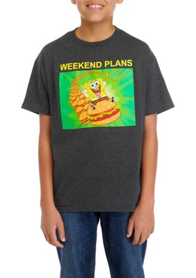 SpongeBob SquarePants Boys 8-20 Weekend Plans Graphic T-Shirt -  45008672YBSPB0749