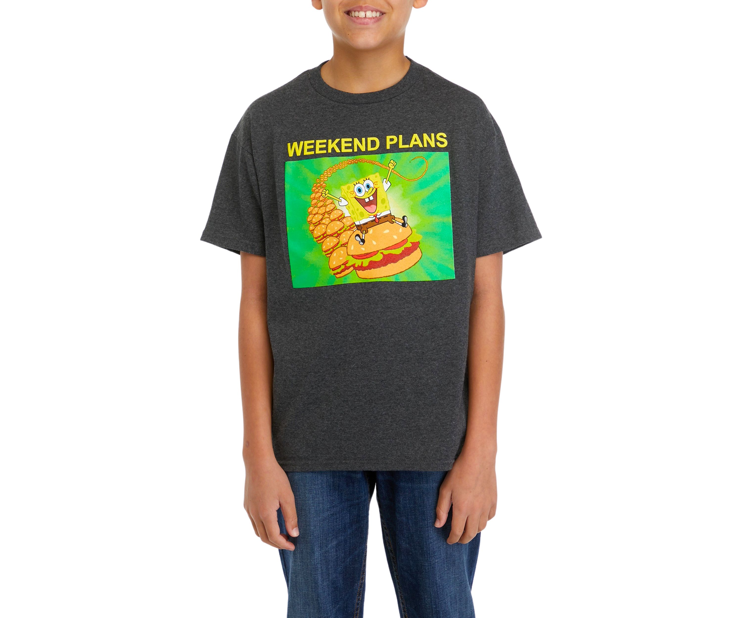 Boys 8-20 Weekend Plans Graphic T-Shirt