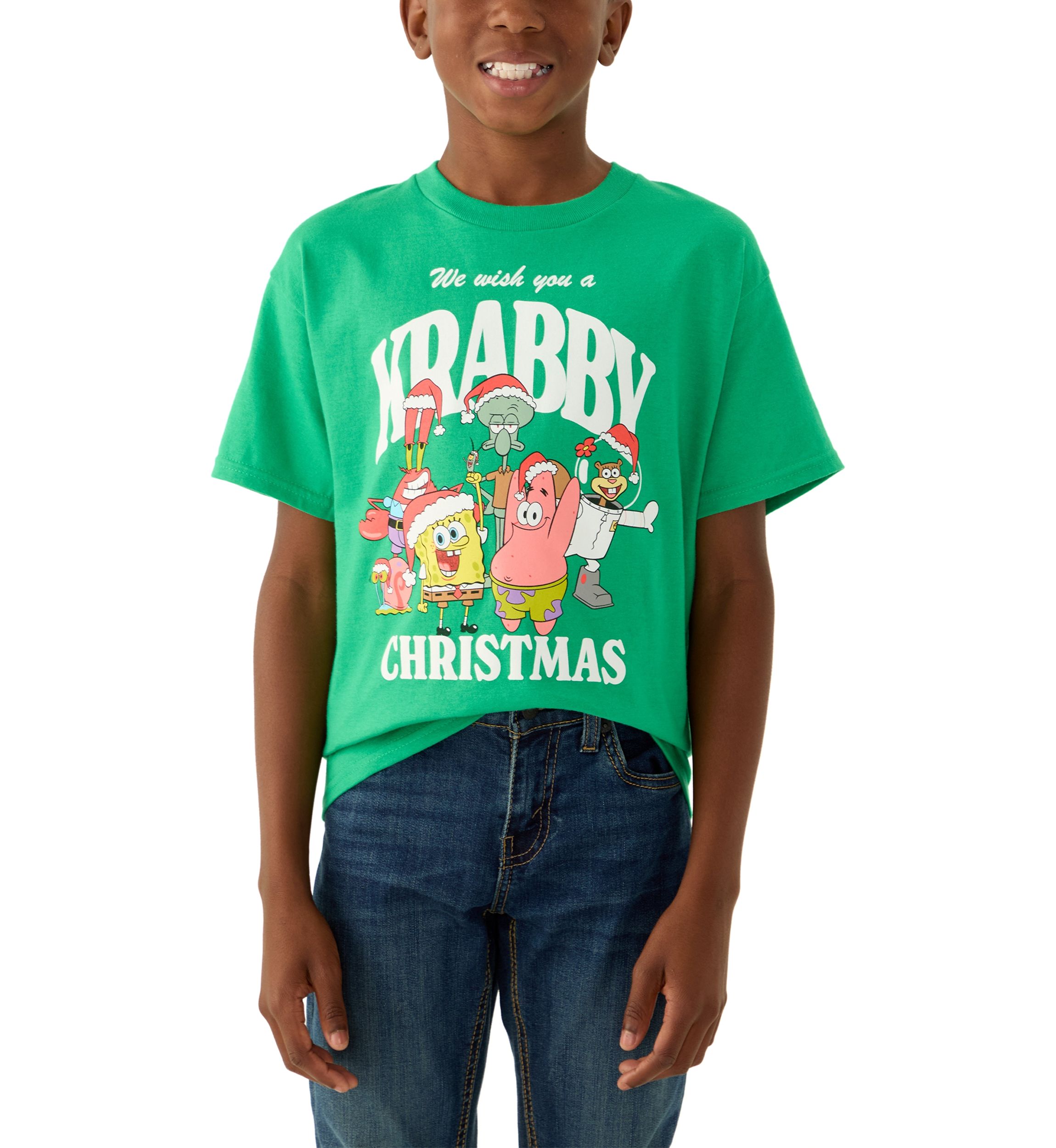 Boys 8-20 Krabby Christmas Graphic T-Shirt