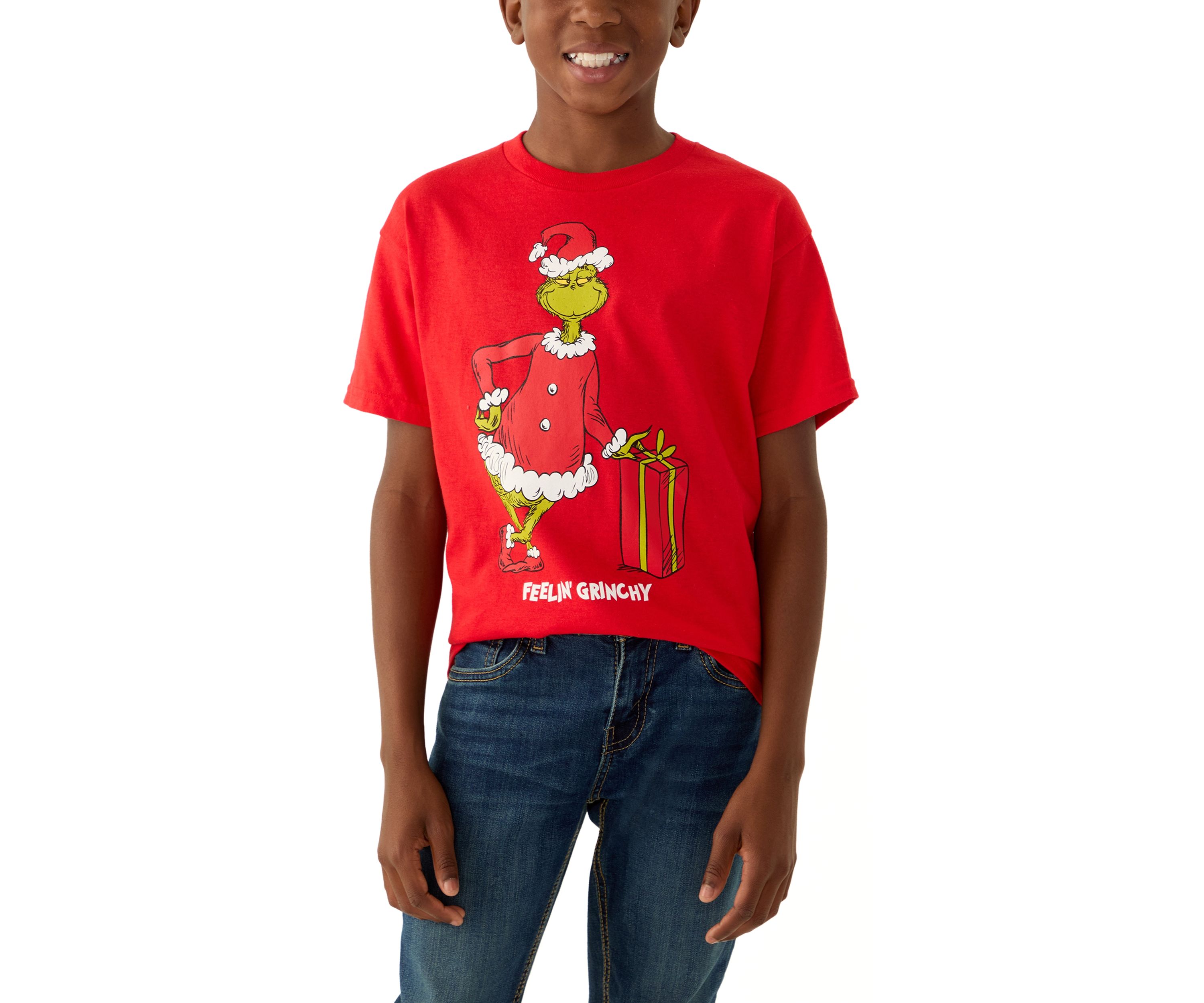 Boys 8-20 Feelin Grinchy Graphic T-Shirt