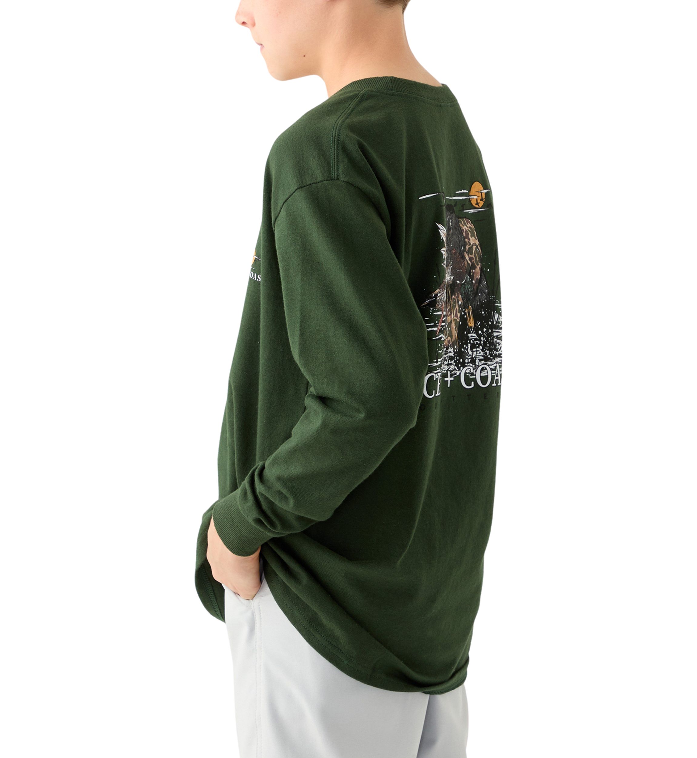 Boys 8-20 Parading Long Sleeve Graphic T-Shirt