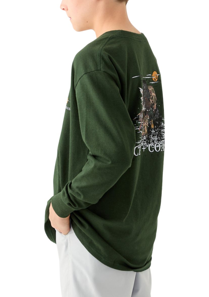 Boys 8-20 Parading Long Sleeve Graphic T-Shirt