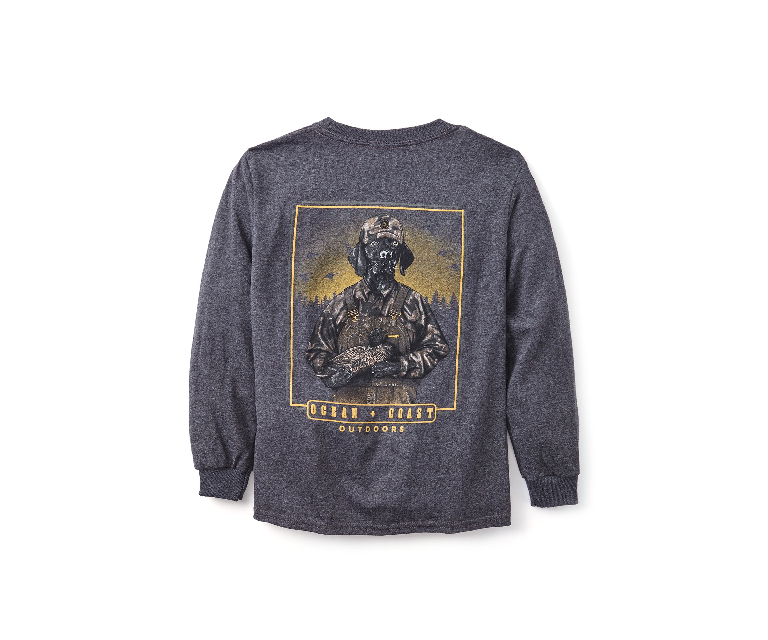 Boys 4-7 Long Sleeve Ducker Graphic T-Shirt