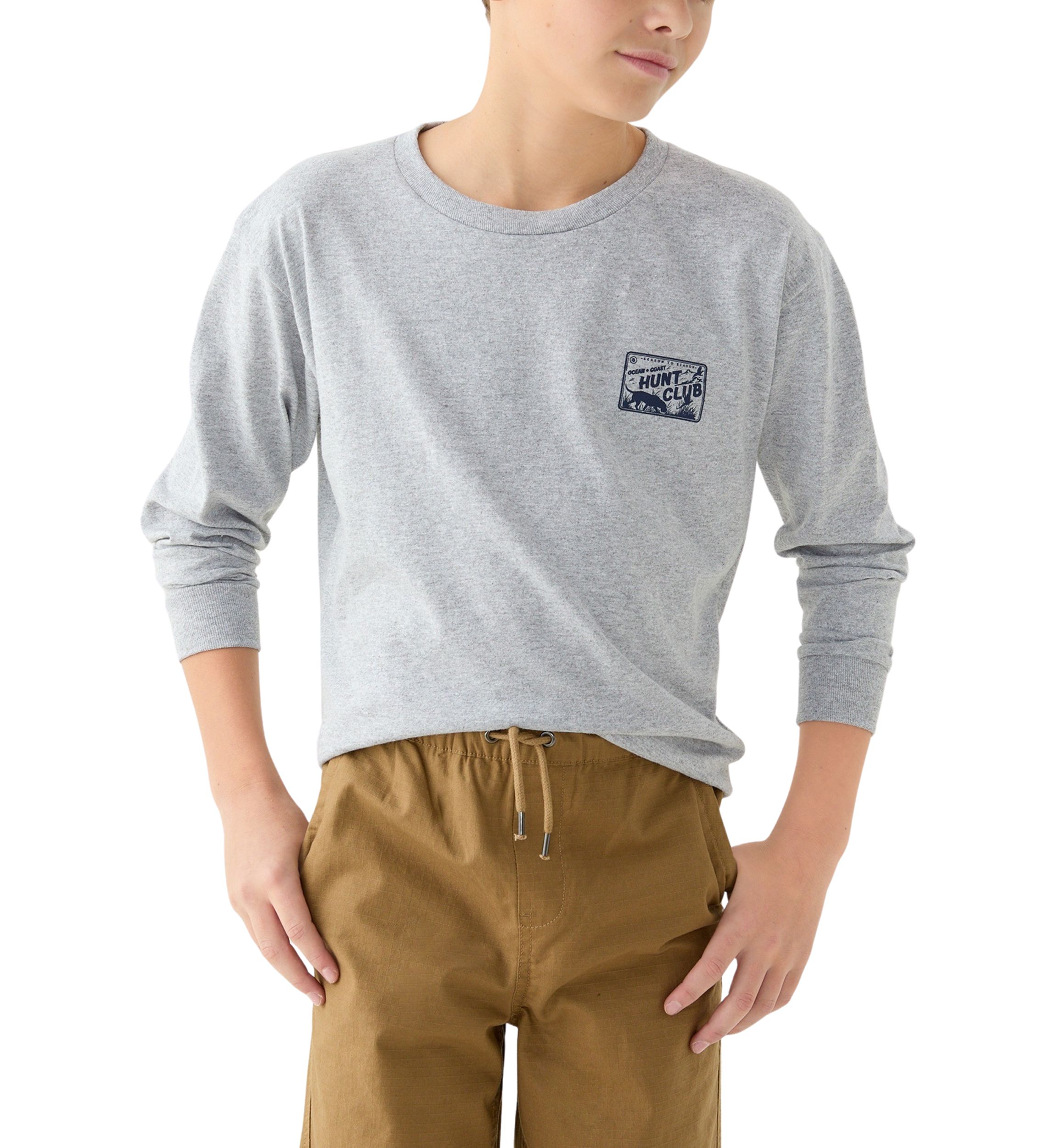 Boys 8-20 Long Sleeve Hunt Club Graphic T-Shirt
