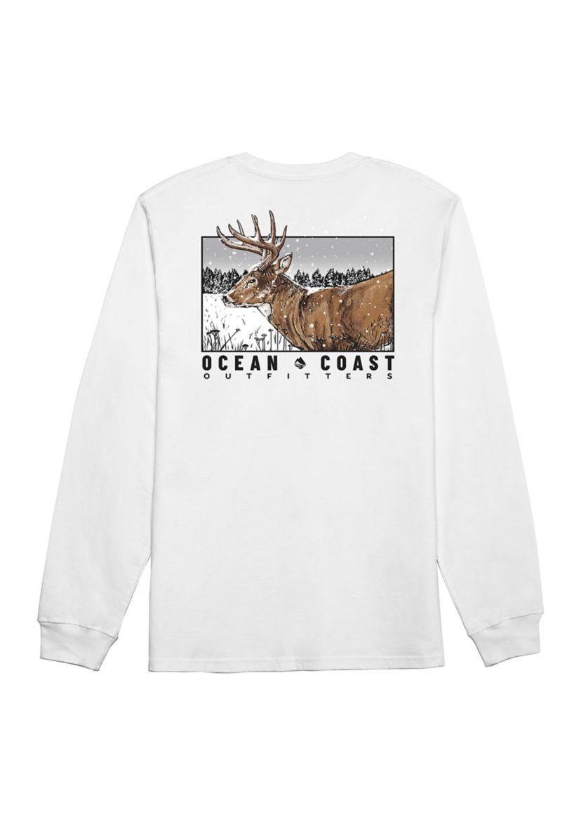 Boys 8-20 Winter Deer Graphic T-Shirt
