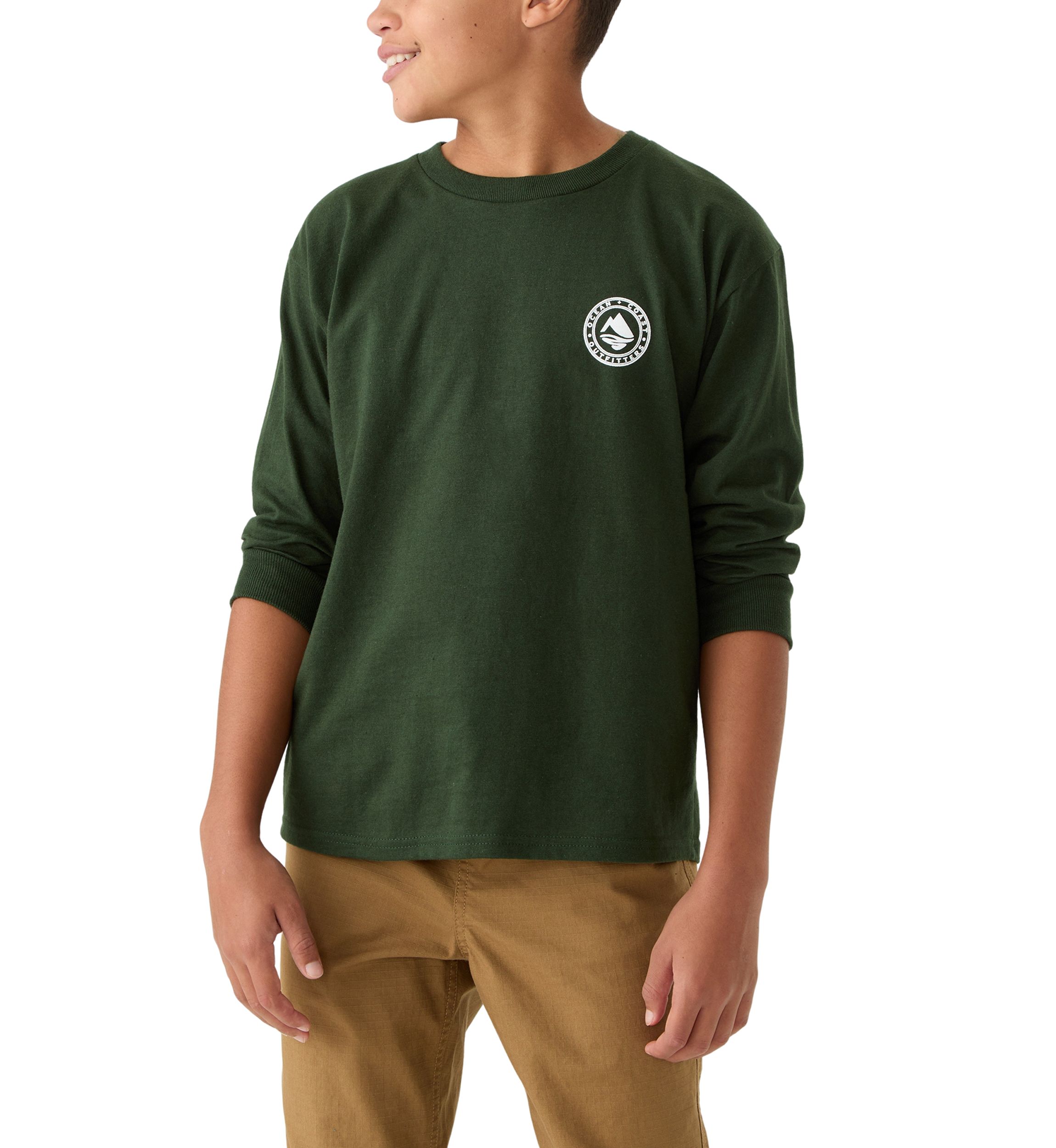 Boys 8-20 Fishing Bear Graphic T-Shirt