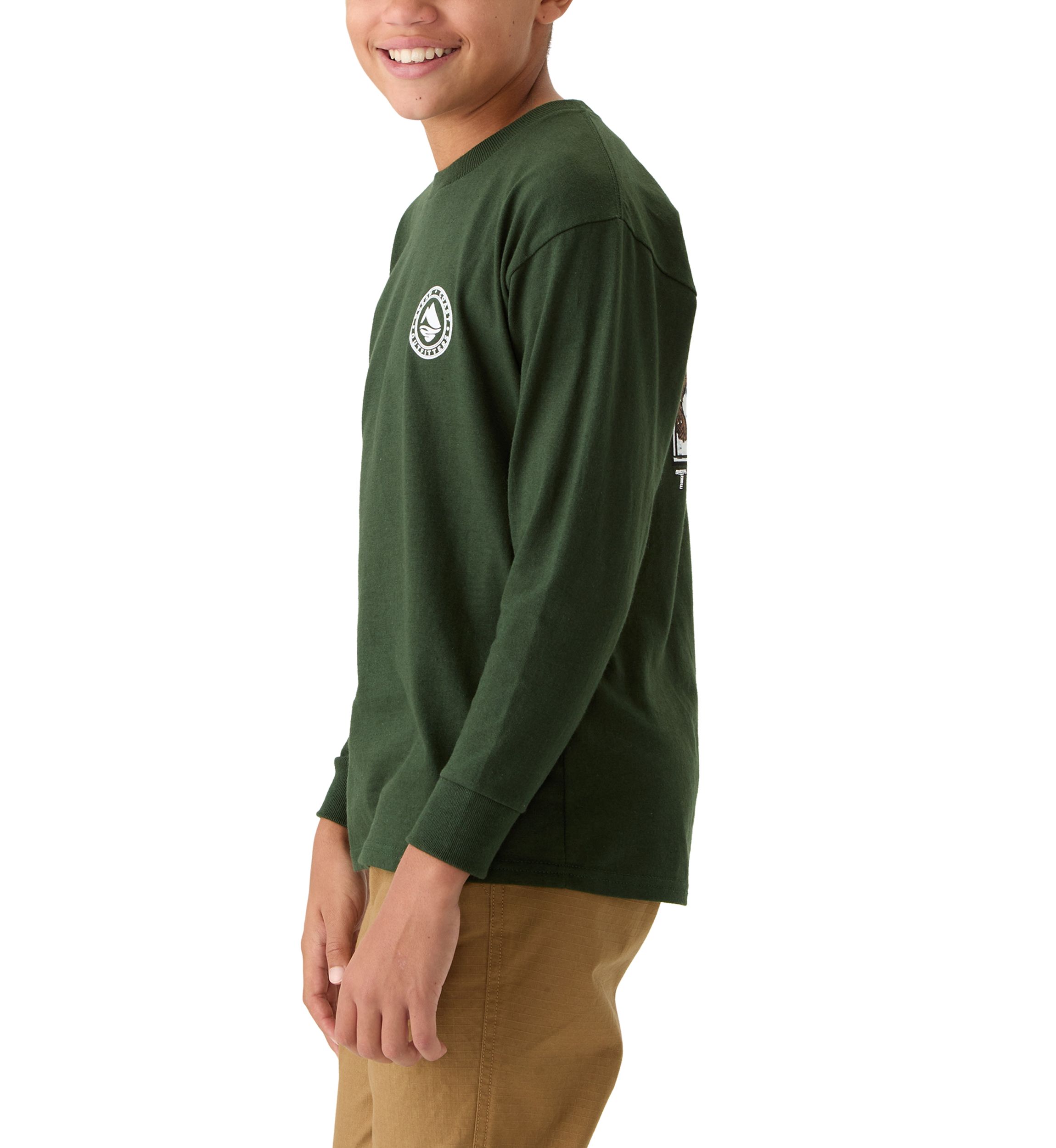 Boys 8-20 Fishing Bear Graphic T-Shirt