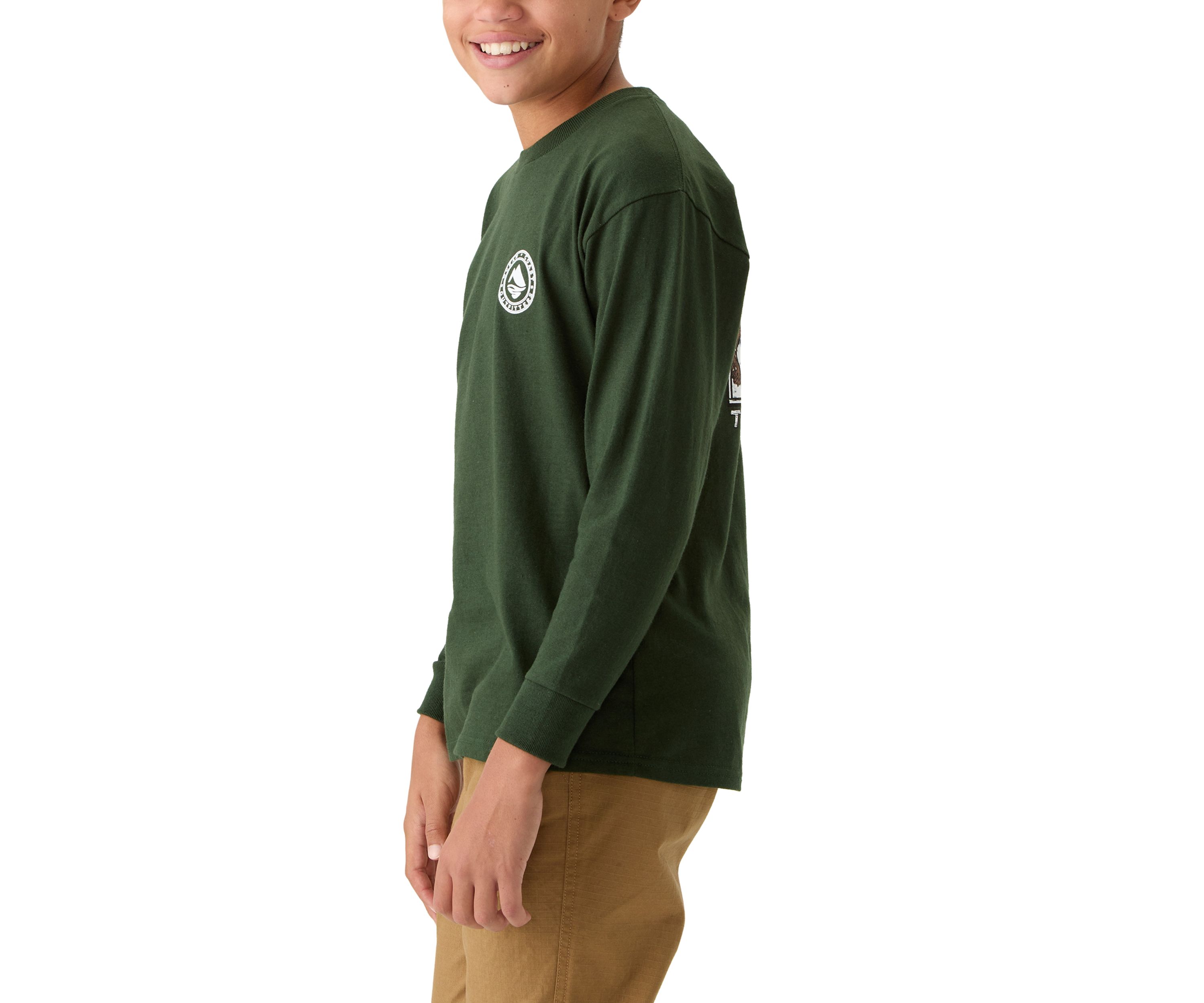 Boys 8-20 Fishing Bear Graphic T-Shirt