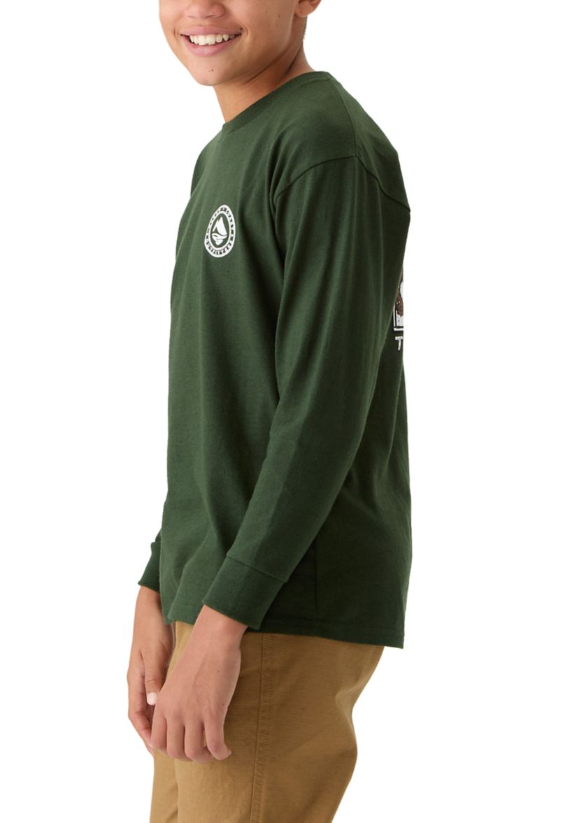 Boys 8-20 Fishing Bear Graphic T-Shirt