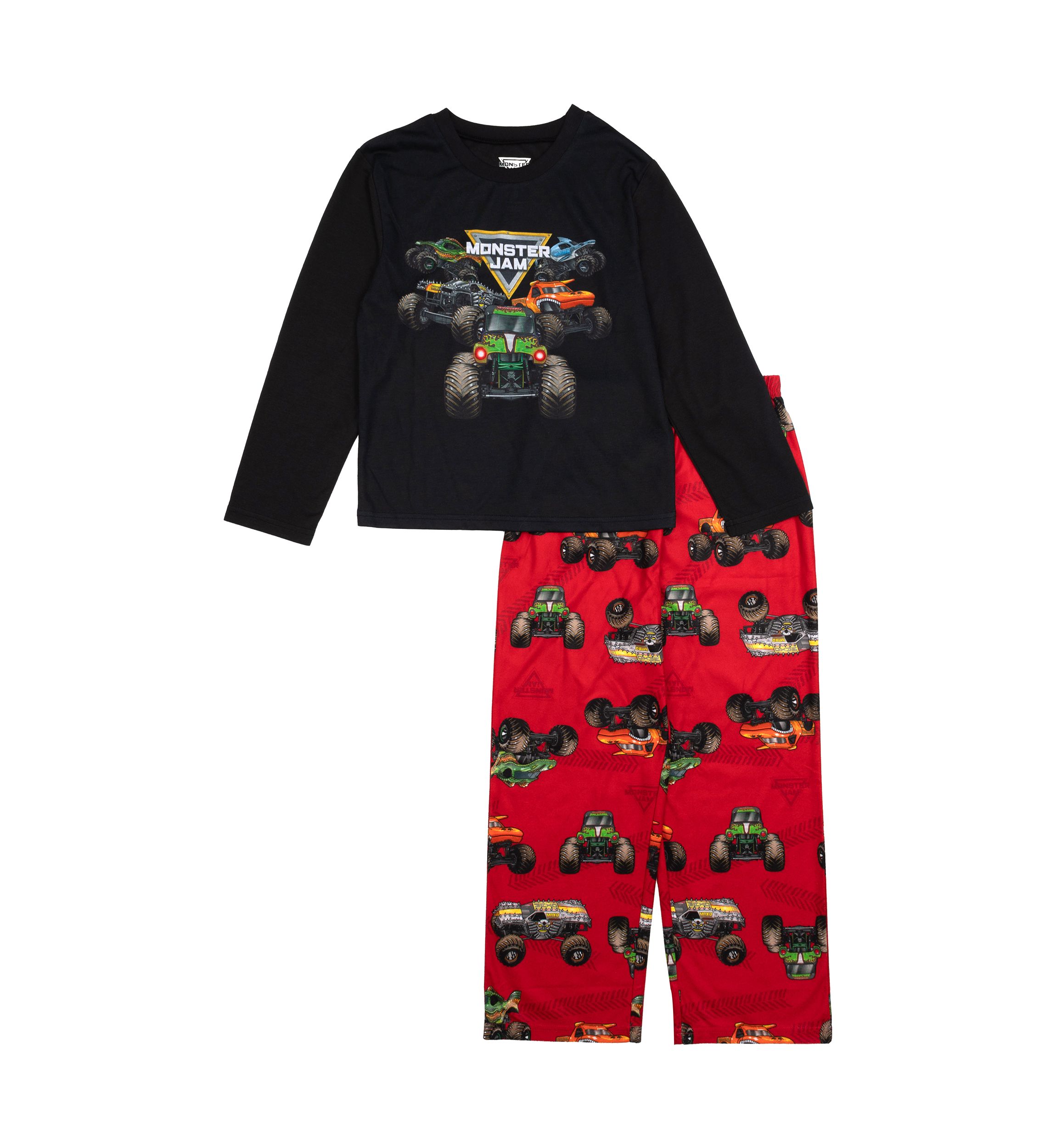 Boys 4-7 Monster Truck Pajama Set 