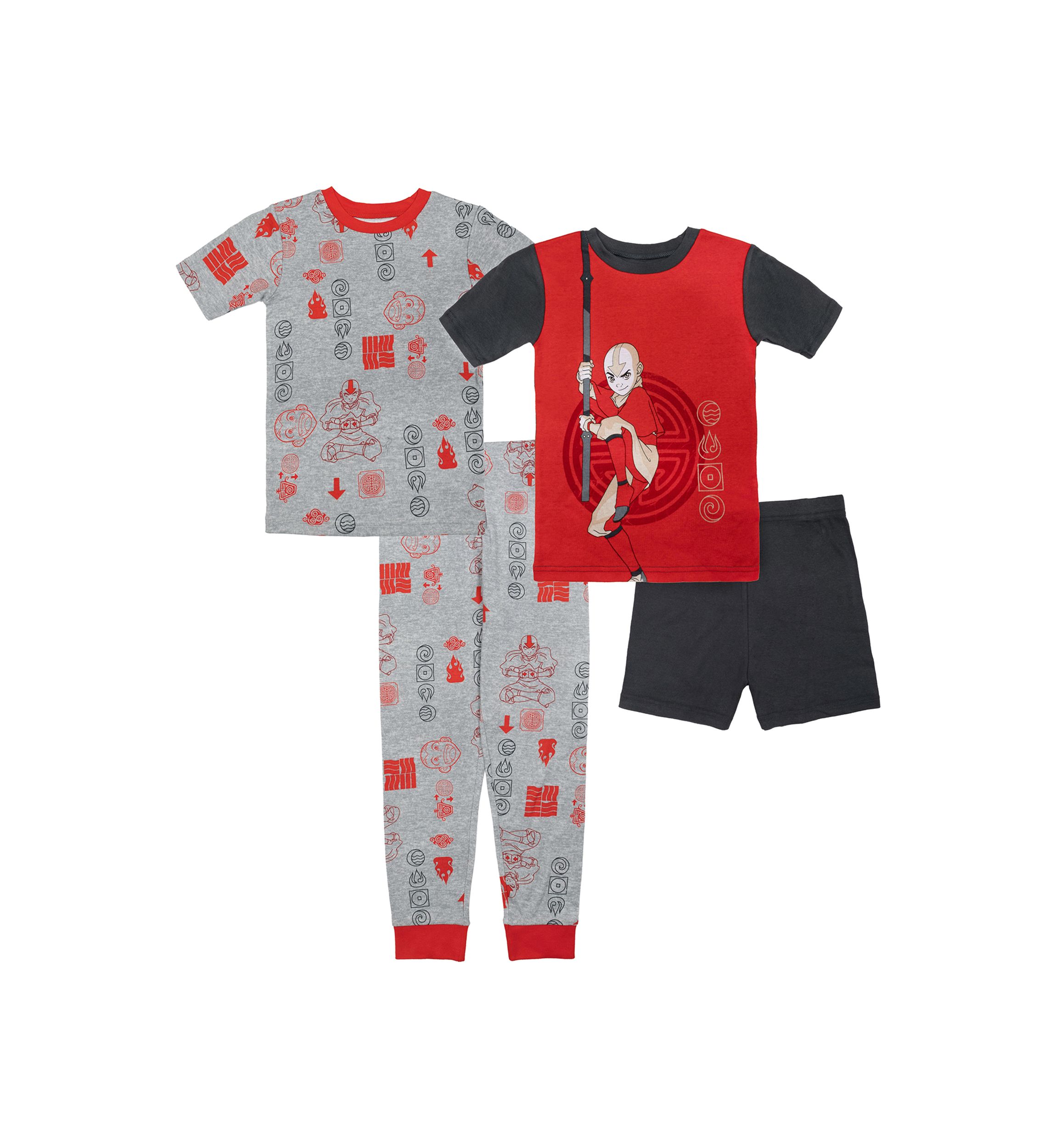 Boys 4-7 Avatar the Last Airbender Printed Pajama Set