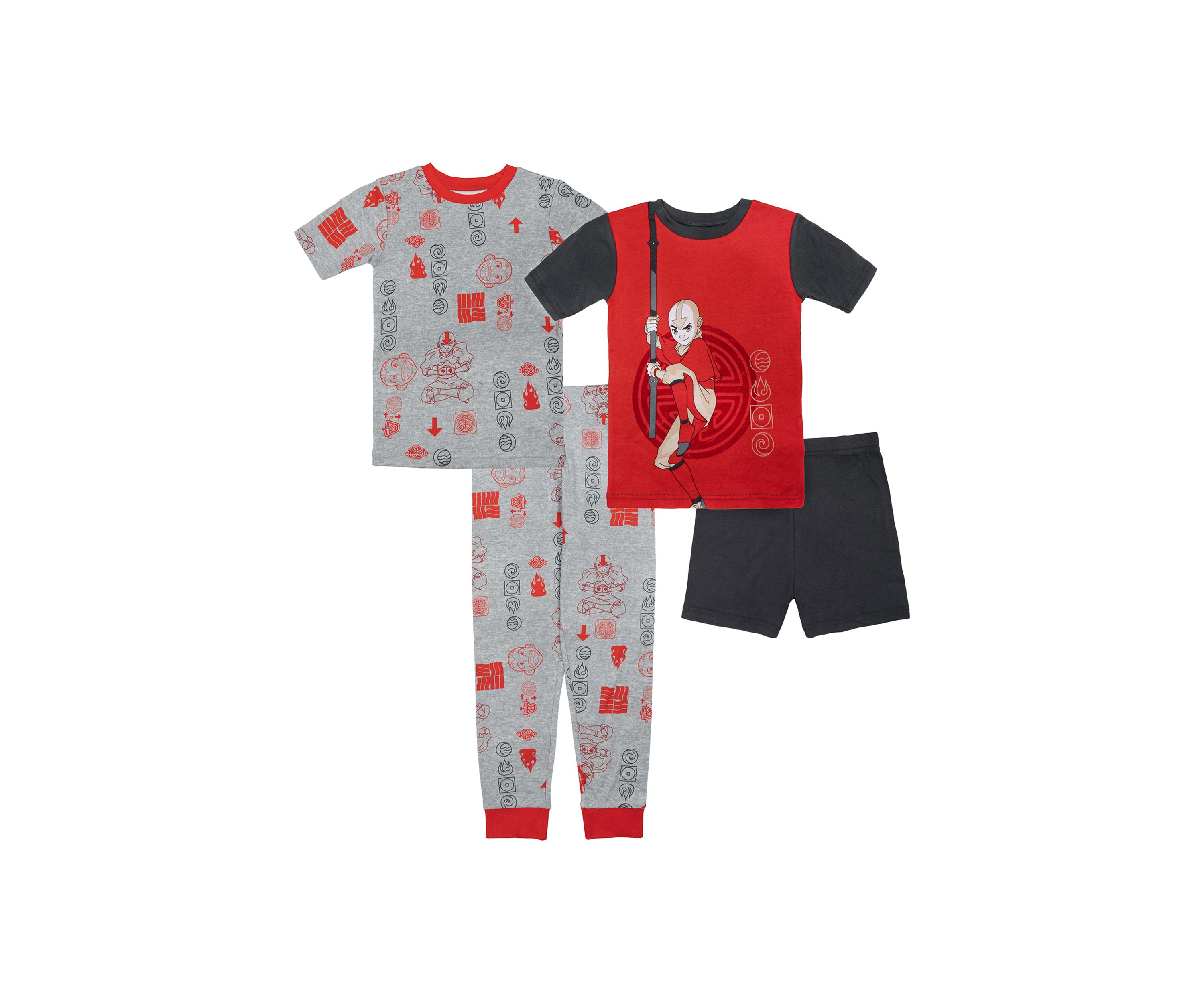 Boys 4-7 Avatar the Last Airbender Printed Pajama Set