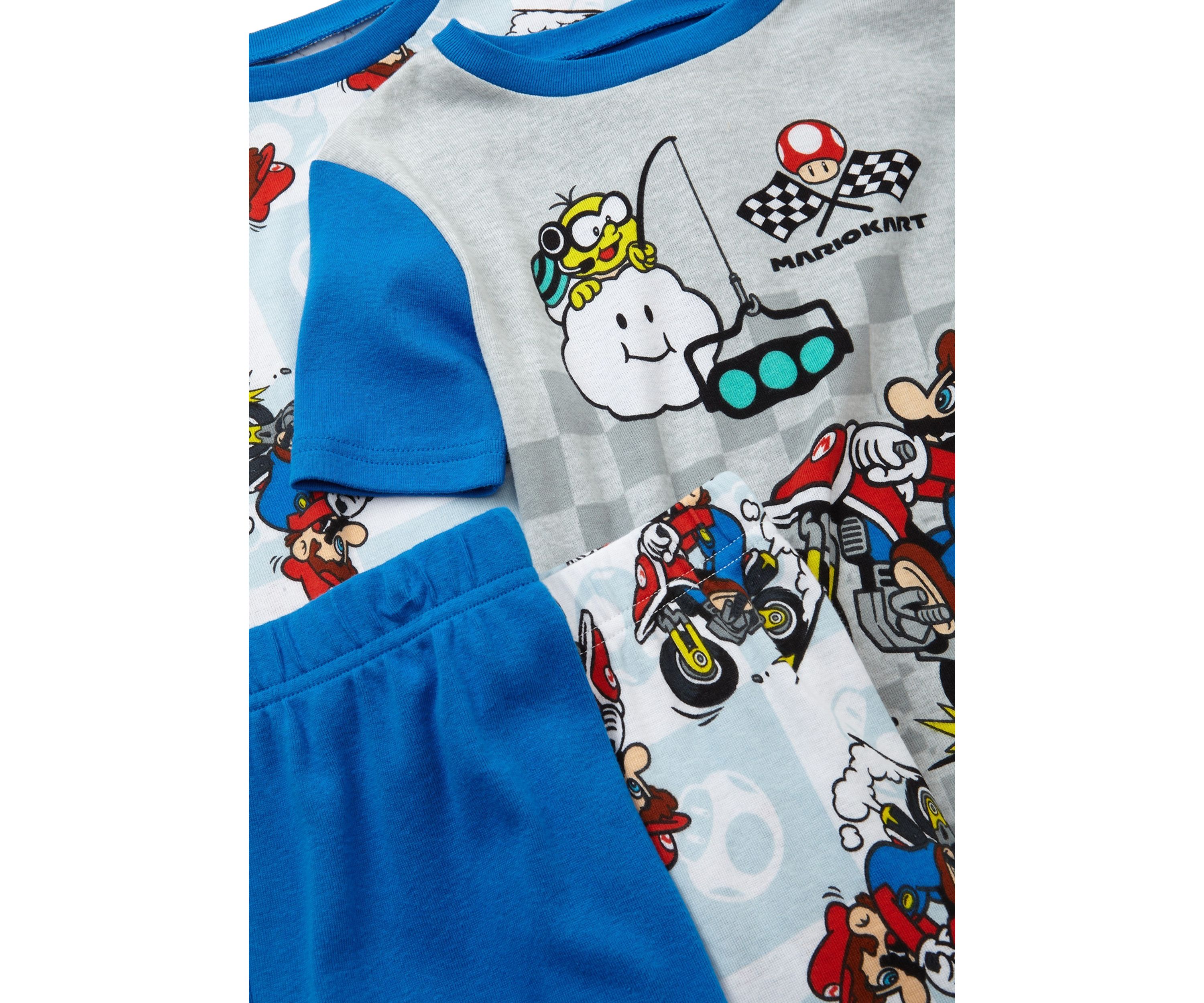 Boys 4-10 Mario Kart Rush Pajamas Set