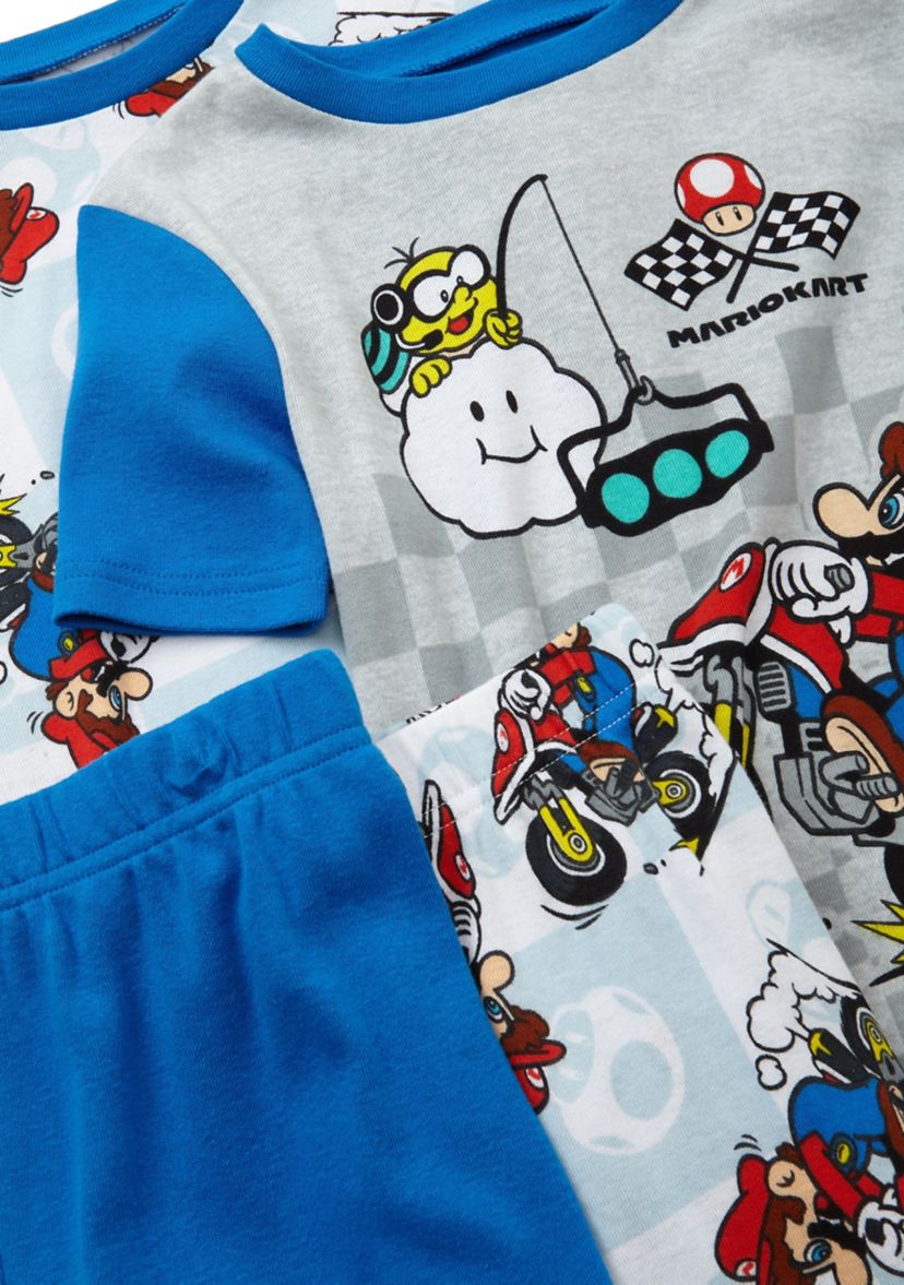 Boys 4-10 Mario Kart Rush Pajamas Set