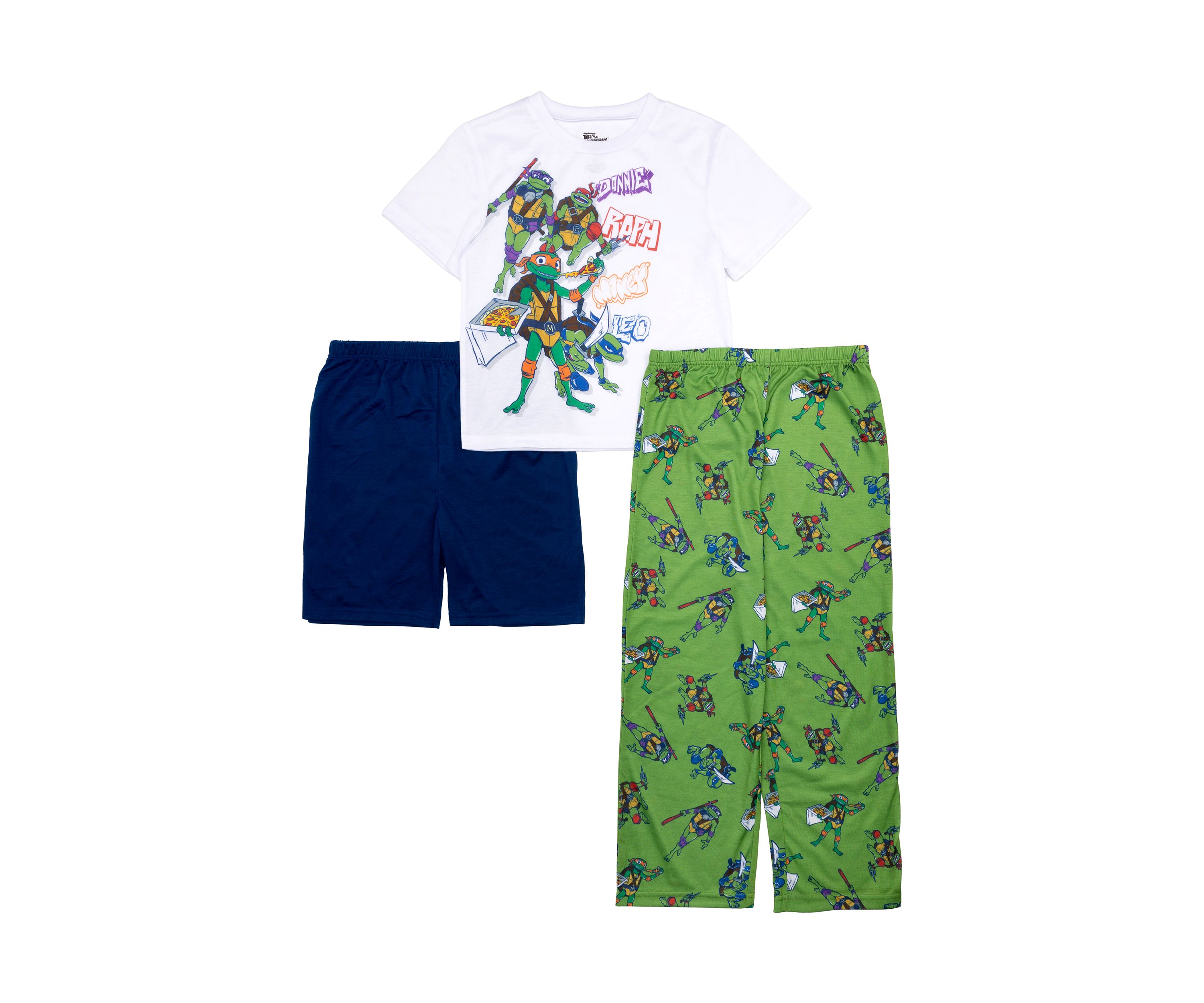 Boys 4-10 TMNT Printed Pajama Set