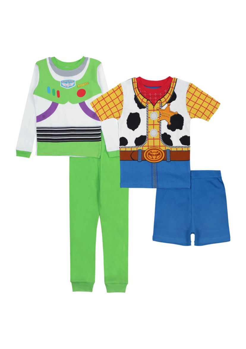 Boys Buzz and Woody Printed Pajama Set