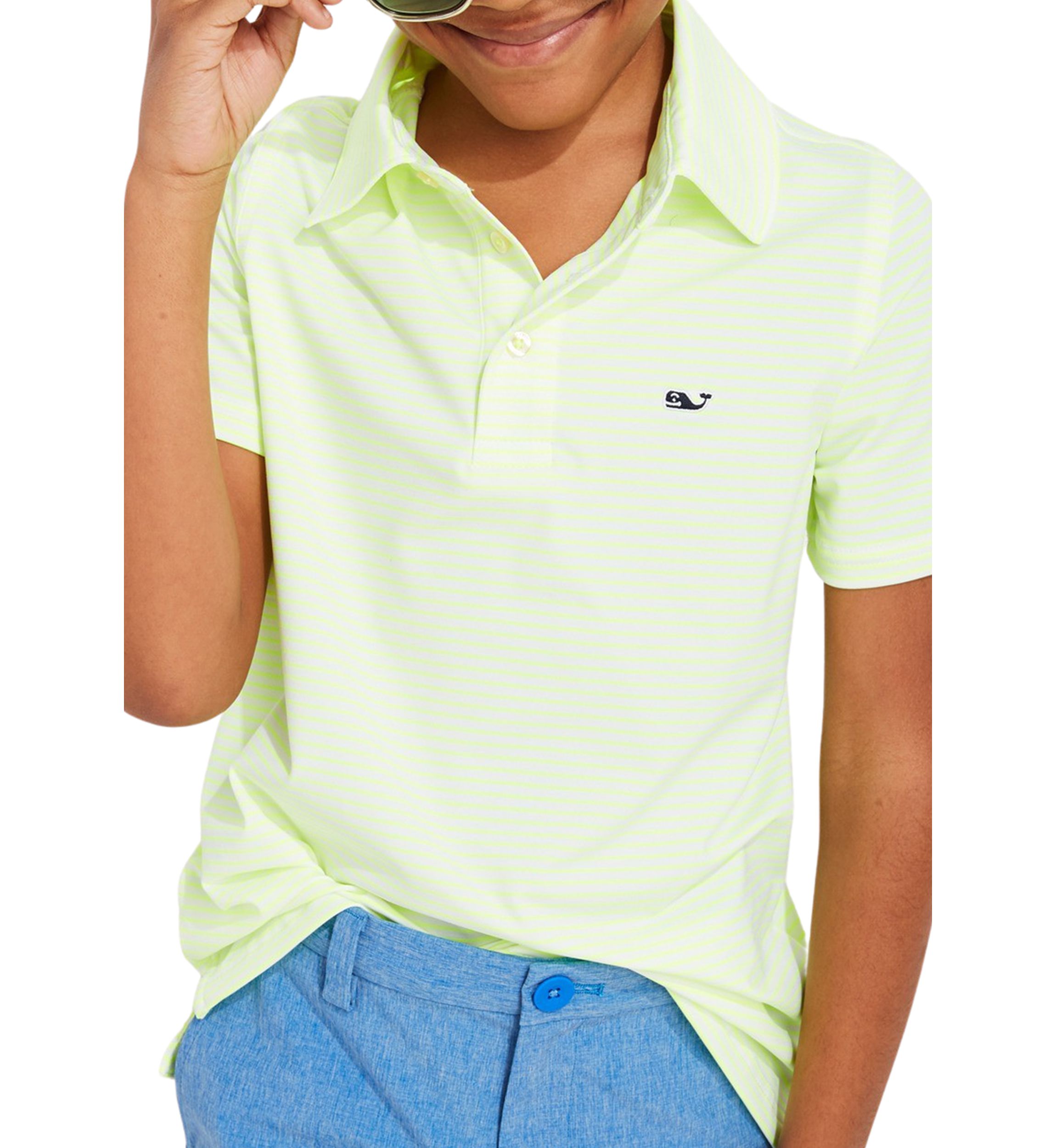 Boys 8-20 Bradley Stripe Sankaty Polo