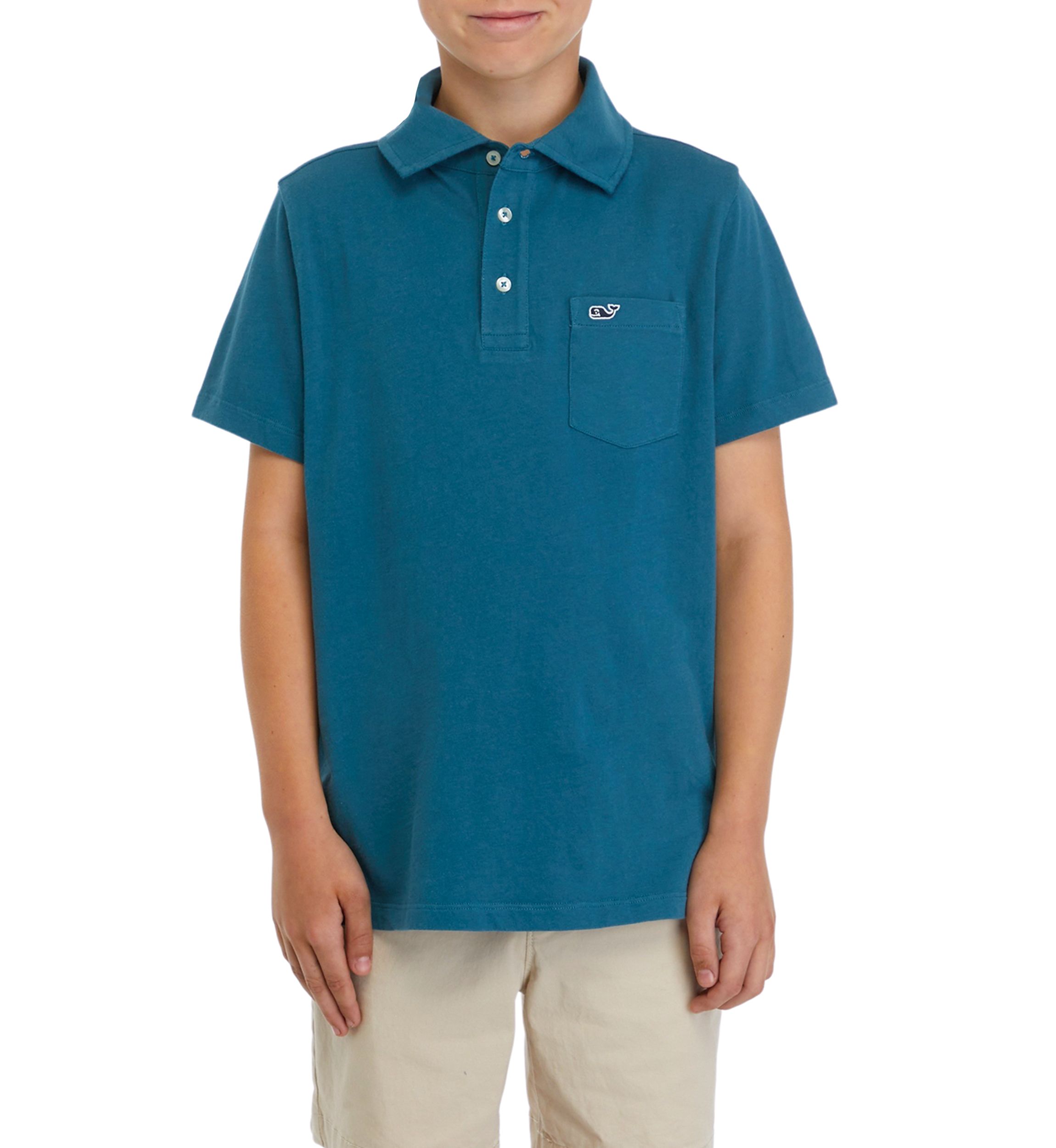 Boys 8-20 Clean Slub Jersey Polo Shirt