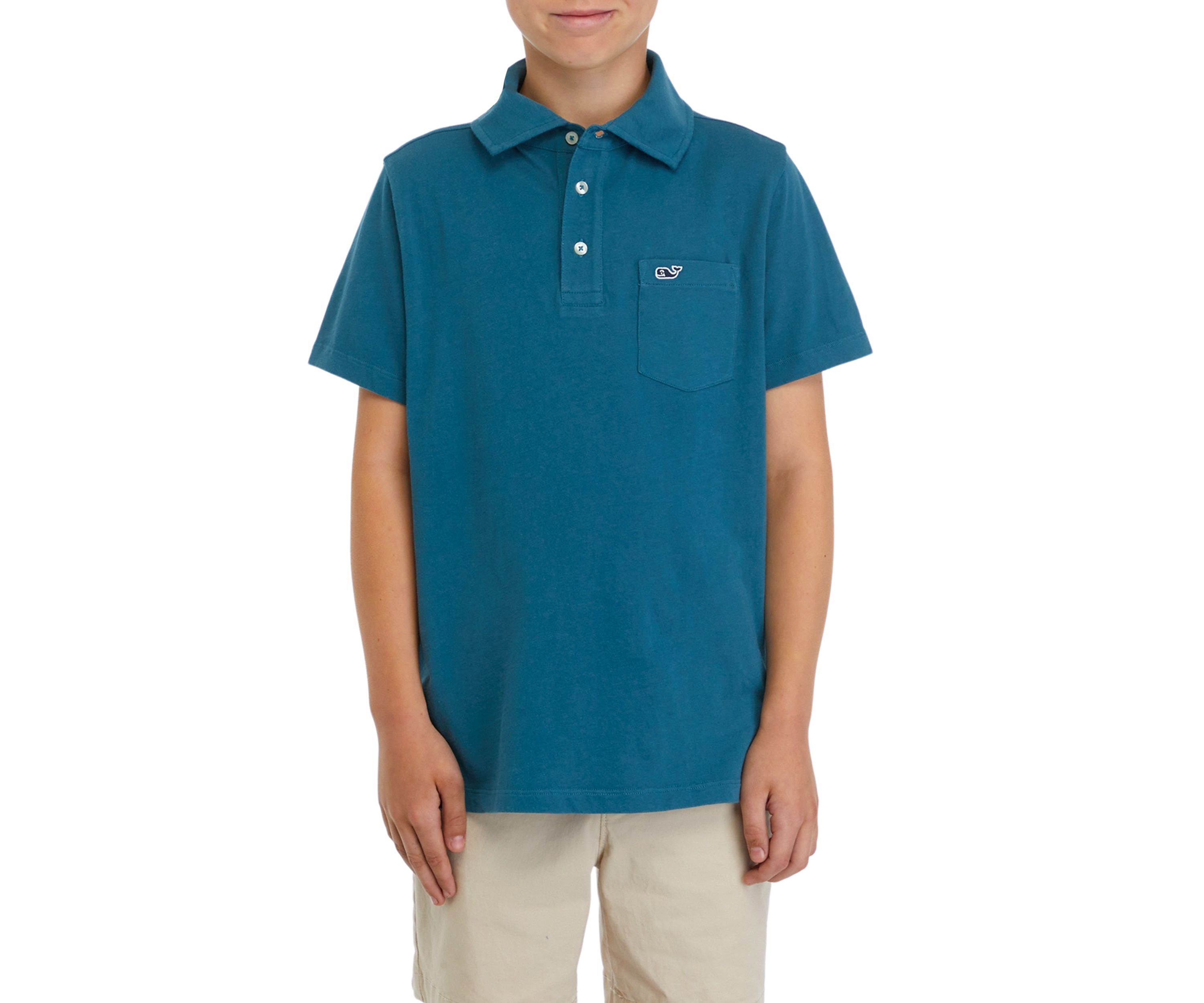 Boys 8-20 Clean Slub Jersey Polo Shirt