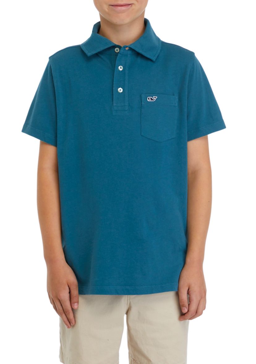 Boys 8-20 Clean Slub Jersey Polo Shirt