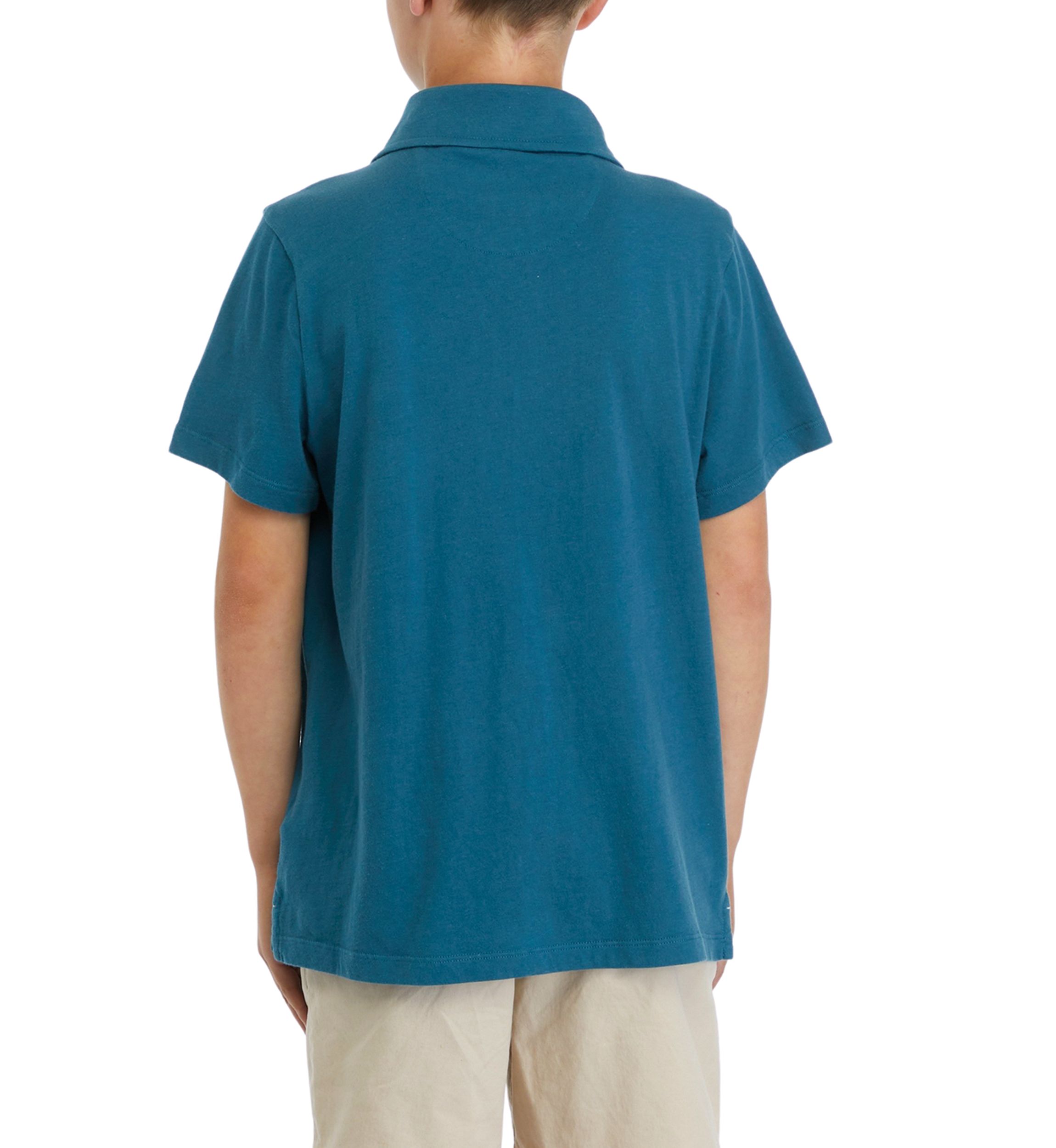 Boys 8-20 Clean Slub Jersey Polo Shirt