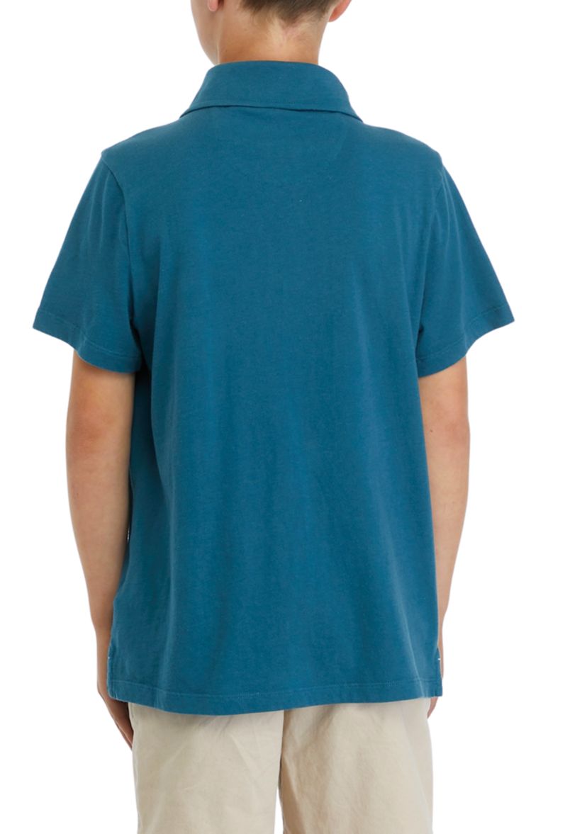 Boys 8-20 Clean Slub Jersey Polo Shirt