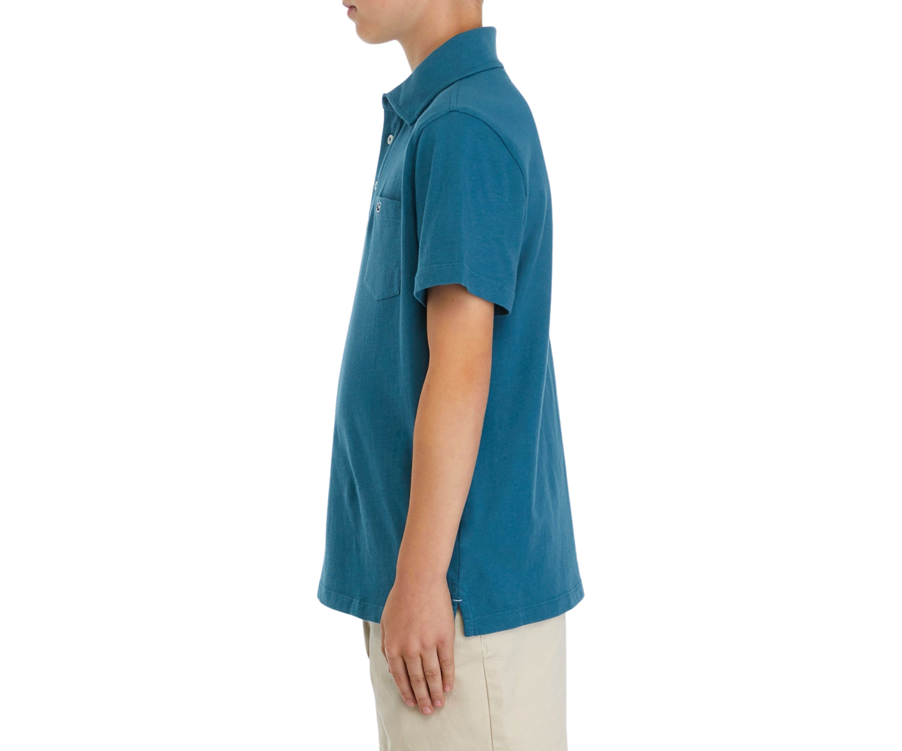 Boys 8-20 Clean Slub Jersey Polo Shirt