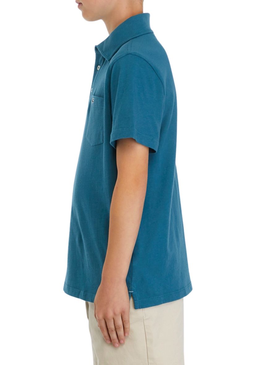 Boys 8-20 Clean Slub Jersey Polo Shirt