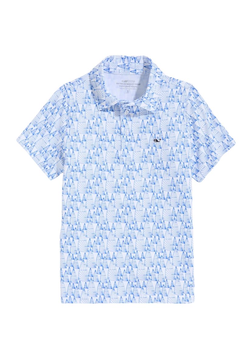 Boys 8-20 Printed Sankaty Polo Shirt