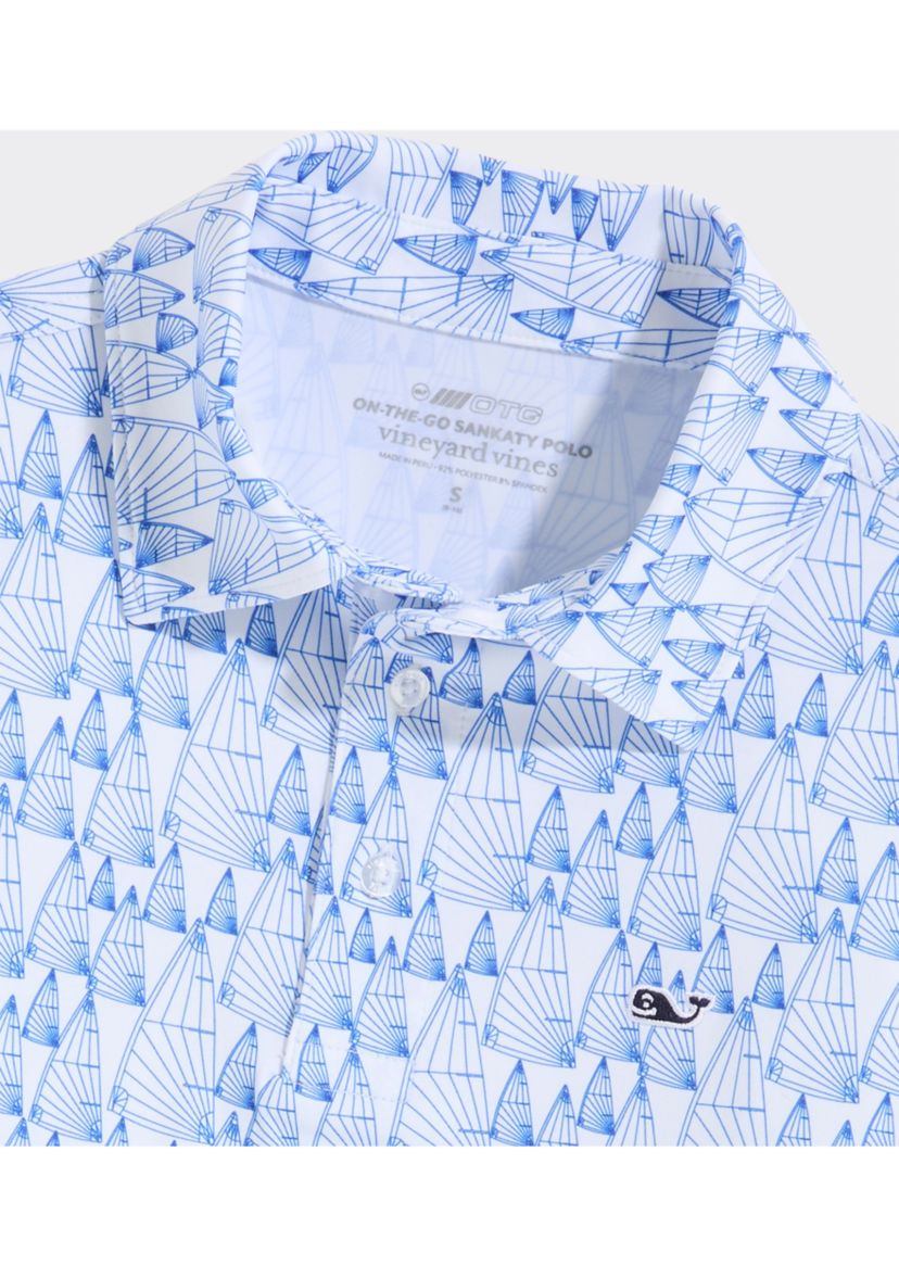 Boys 8-20 Printed Sankaty Polo Shirt
