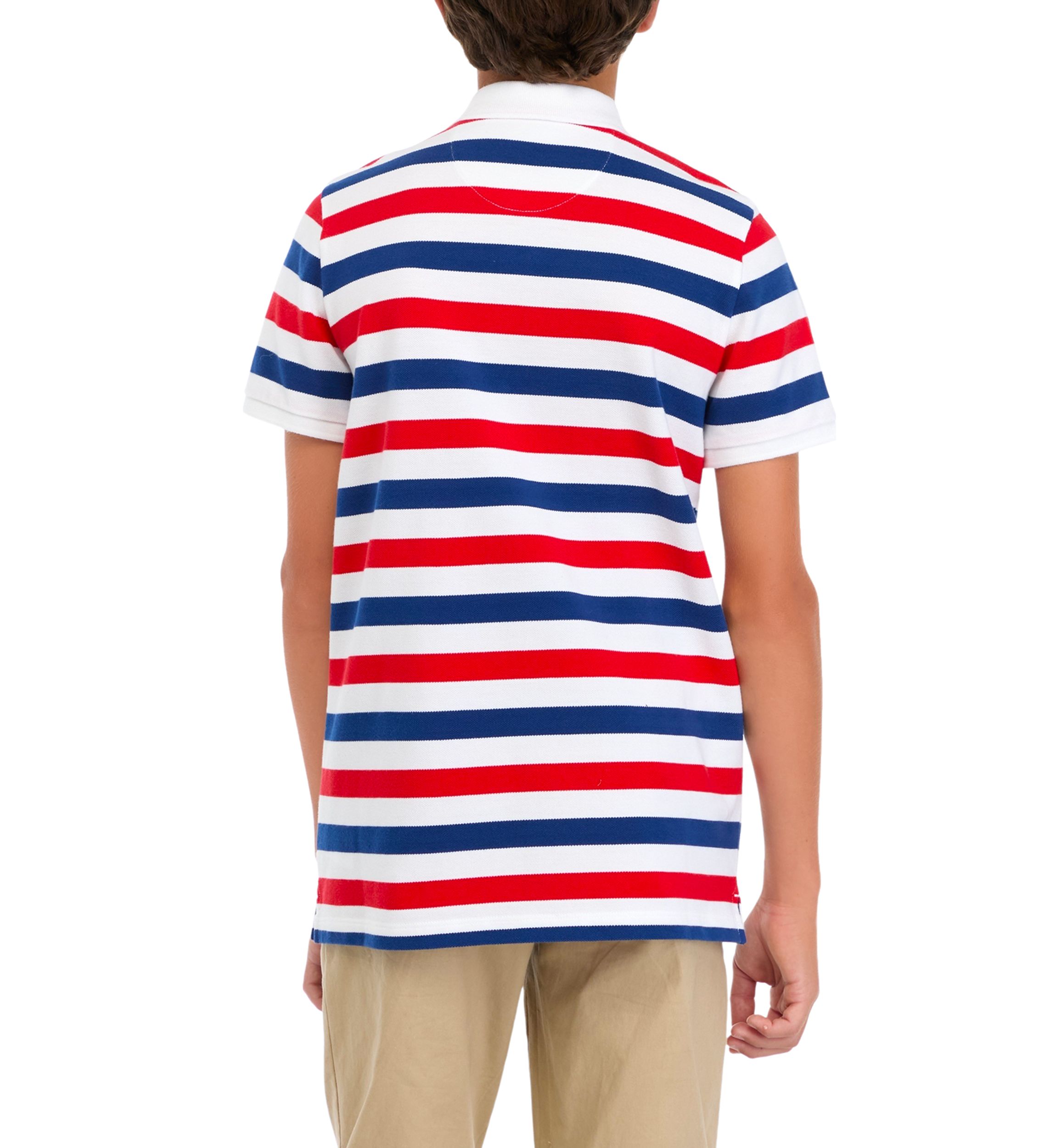 Boys 8-20 Heritage Stripe Piqué Polo Shirt