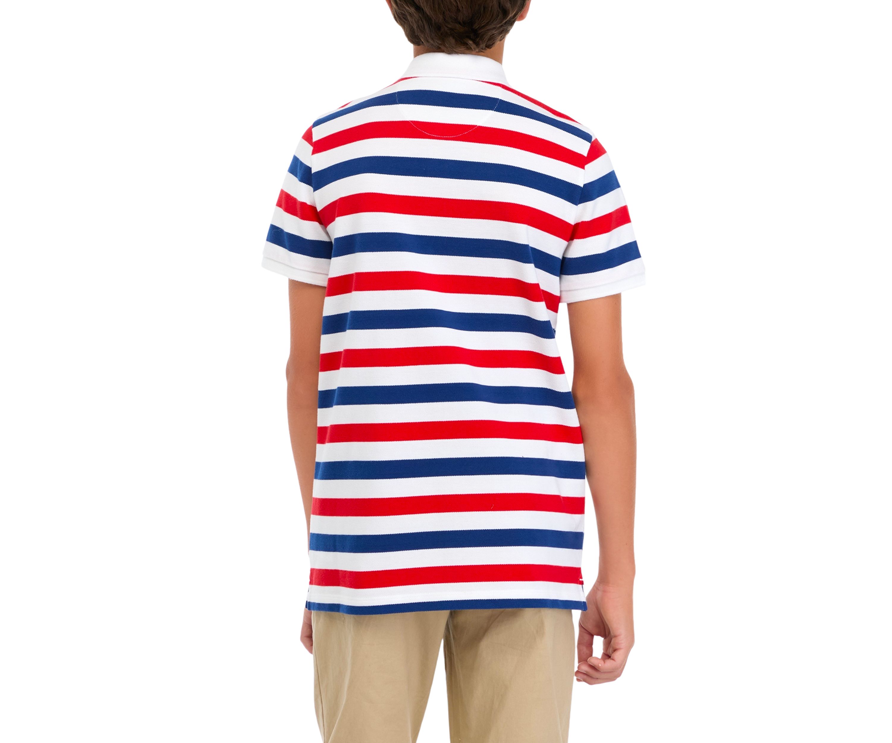 Boys 8-20 Heritage Stripe Piqué Polo Shirt