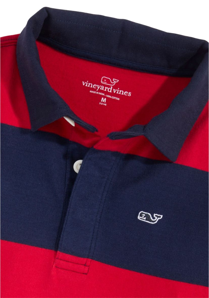 Boys 8-20 Striped Rugby Shirt