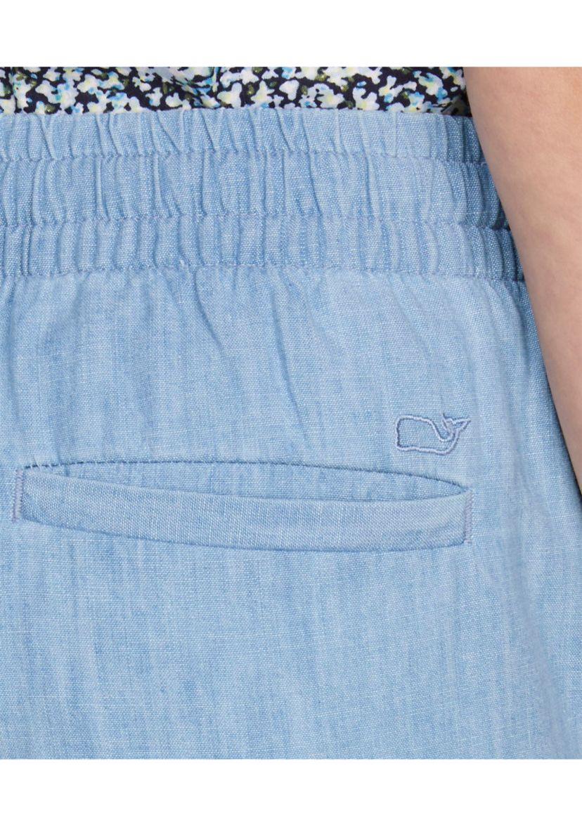 Boys 8-20 Pull On Chambray Shorts