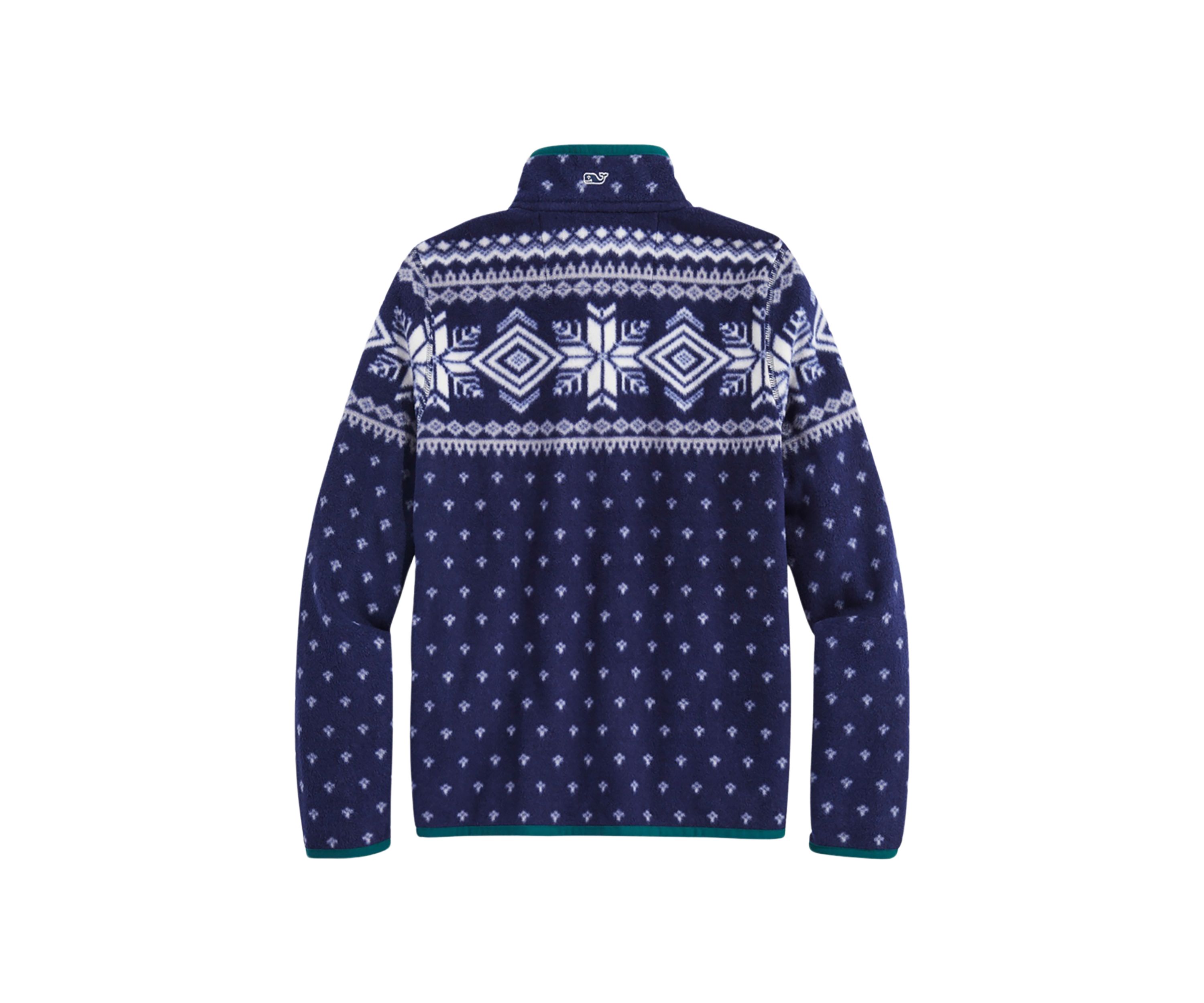 Boys 8-20 Printed Harbor Fleece 1/4 Snap Pullover