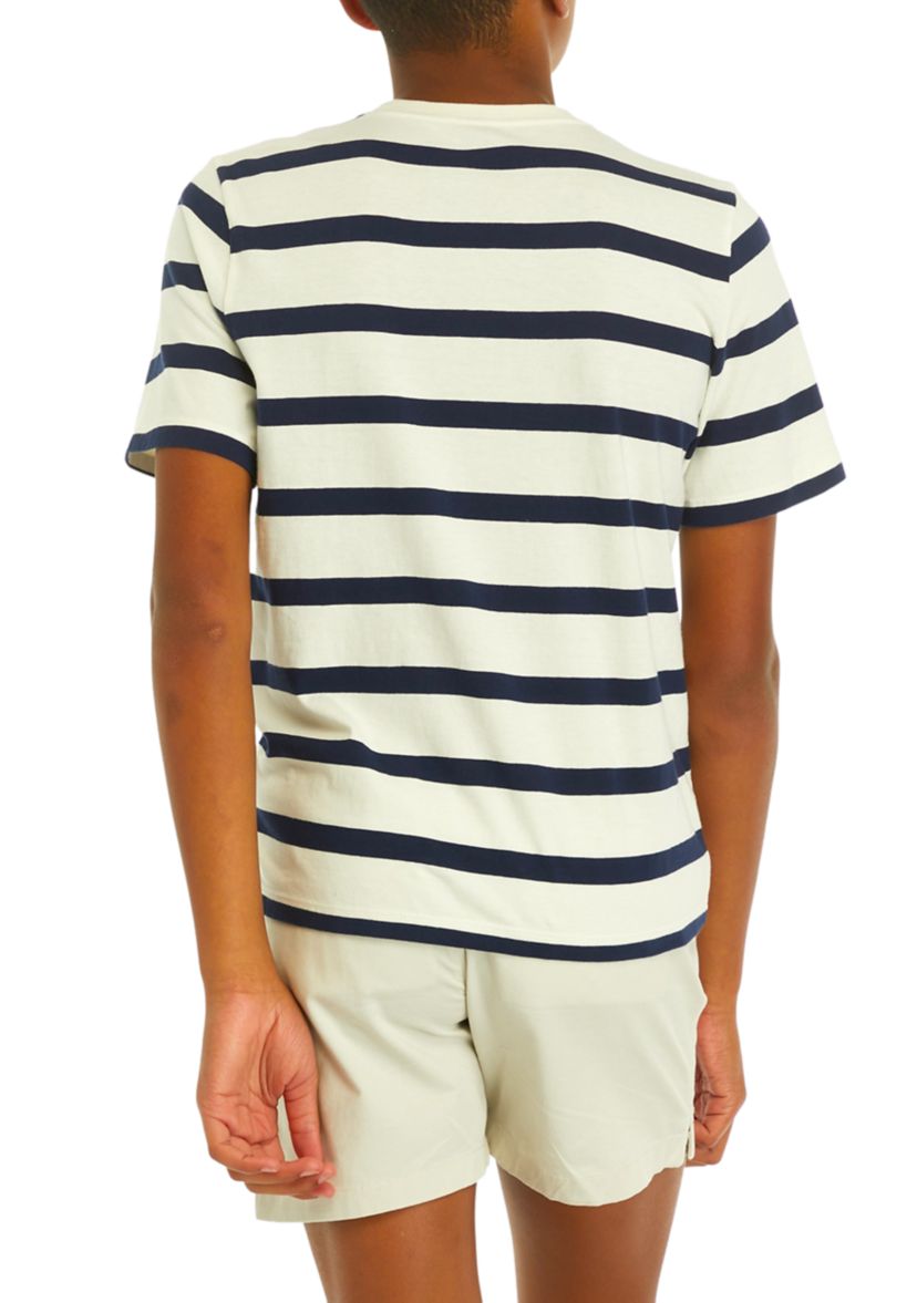Boys 8-20 Clean Slub Breton T-Shirt
