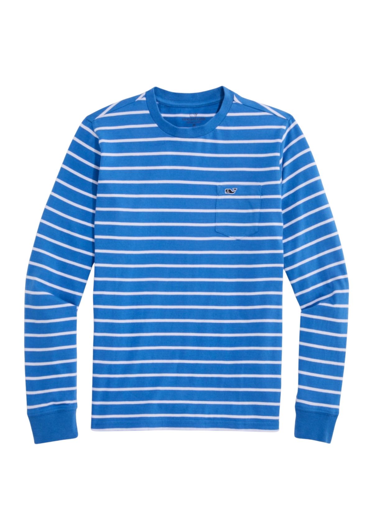 Boys 8-20 Long Sleeve Striped Pocket T-Shirt