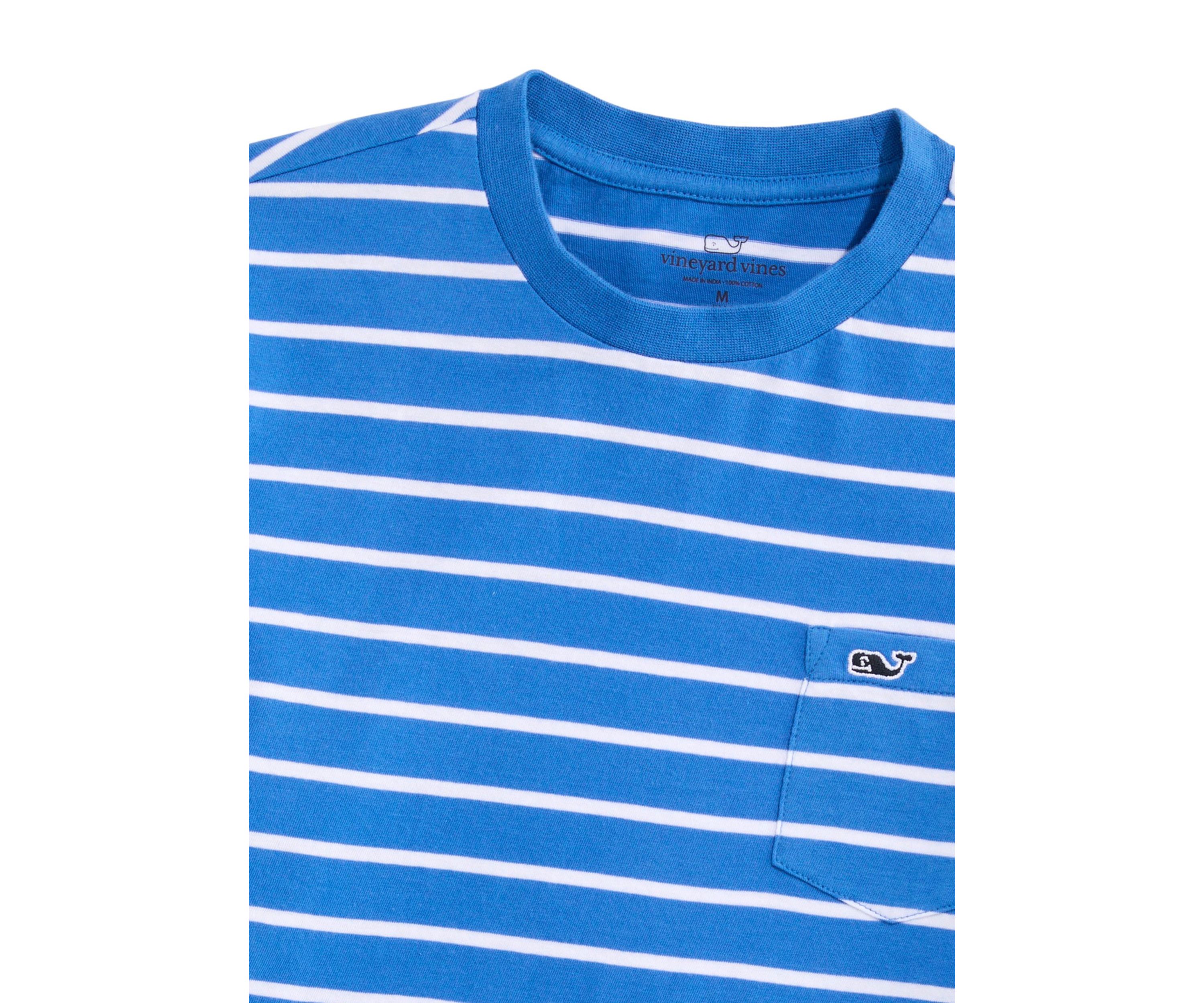 Boys 8-20 Long Sleeve Striped Pocket T-Shirt