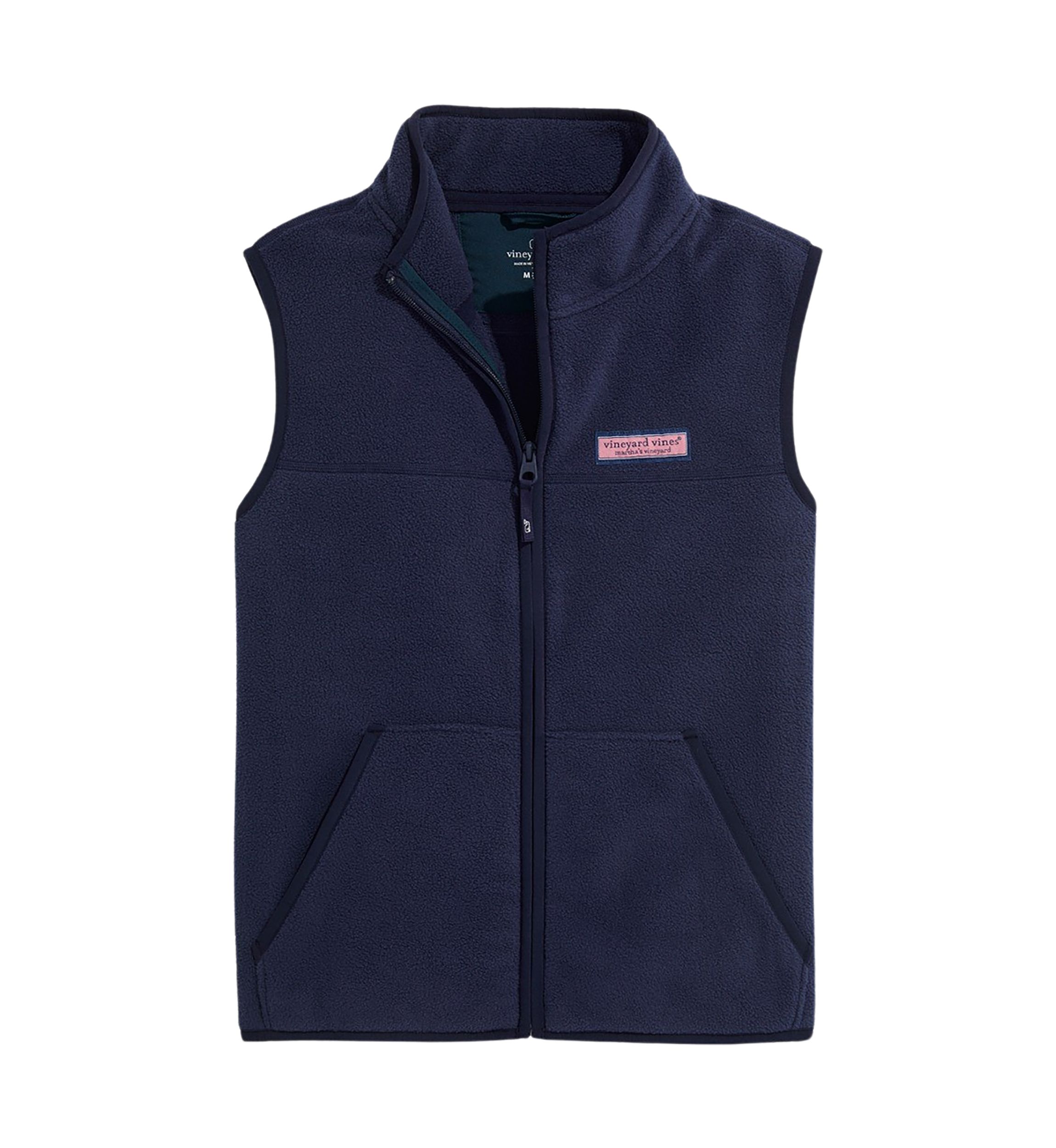 Boys 8-20 Harbor Fleece Zip Up Vest 