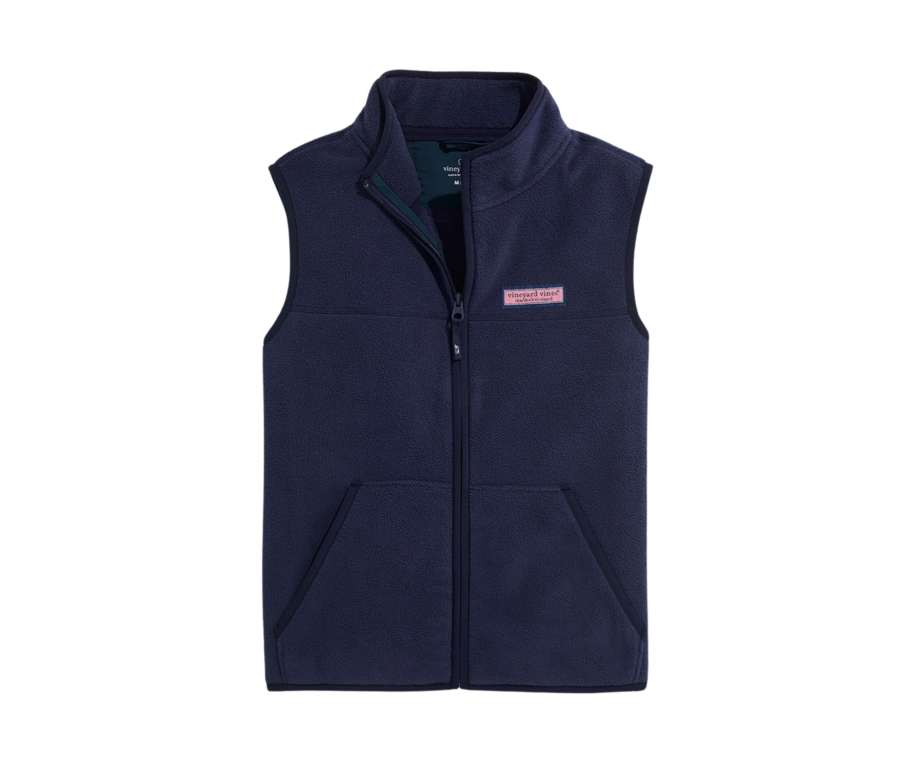 Boys 8-20 Harbor Fleece Zip Up Vest 